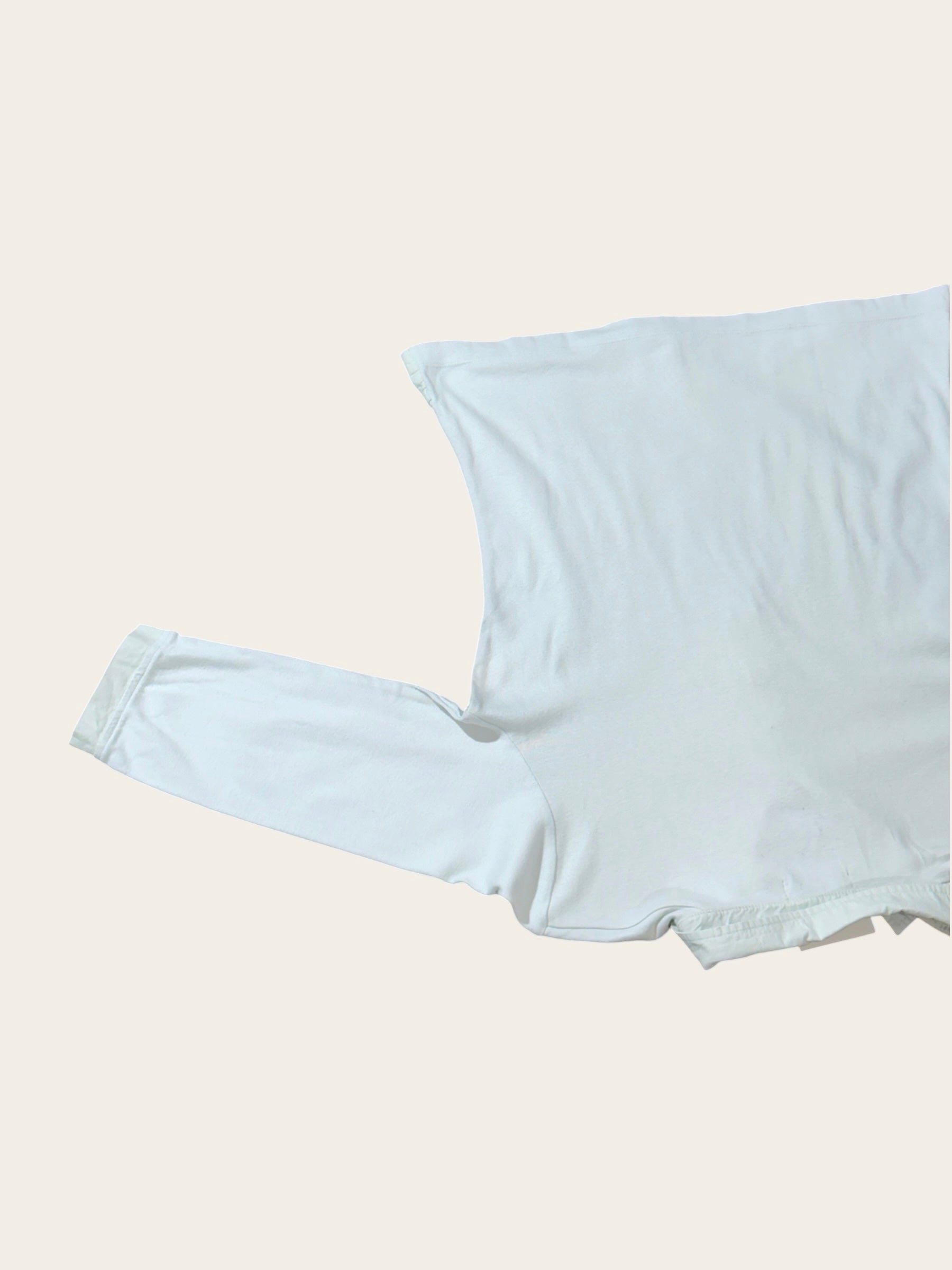 T-shirt Blanc Bleu – Blanc – T.1 – Femme — photo complémentaire 6
