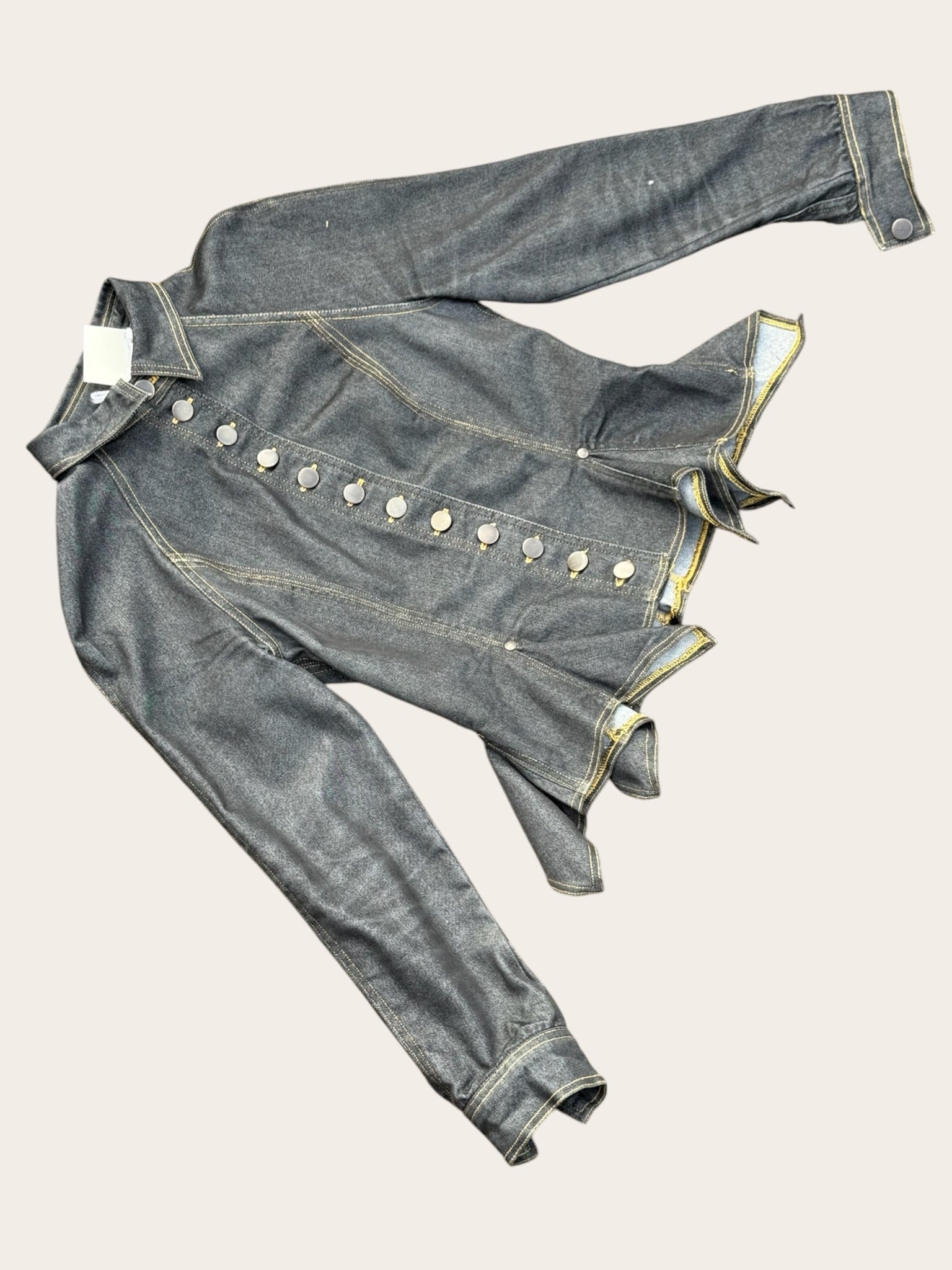 Ensemble PSY Monaco Denim Femme Taille 38 Y2K