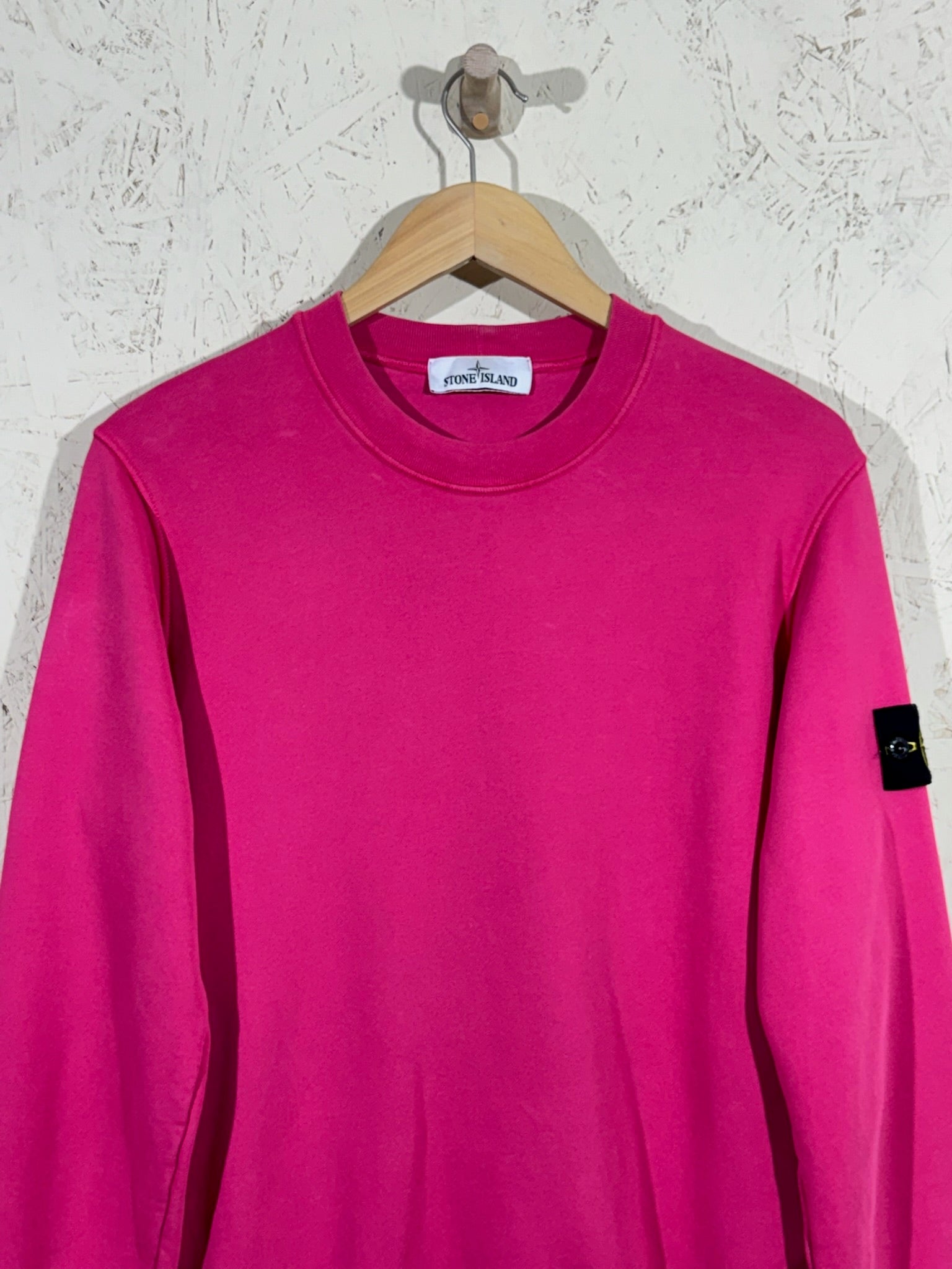 Sweat Stone Island Rose Fuchsia S Mixte