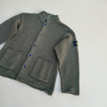 CARDIGAN STONE ISLAND VERT KAKI – L – VINTAGE – mixte