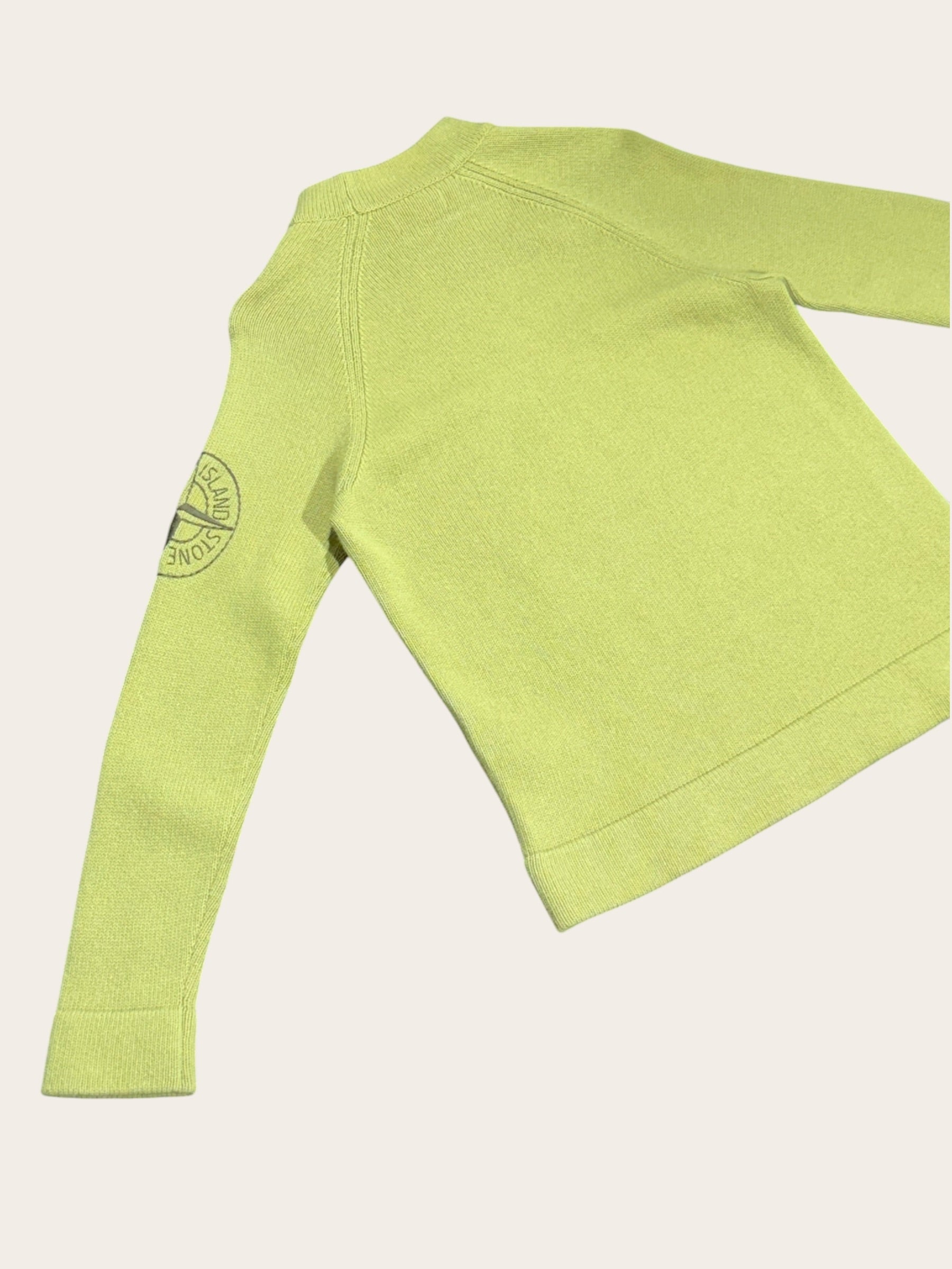 Pull Stone Island – Vert anis – M – Mixte — photo complémentaire 4