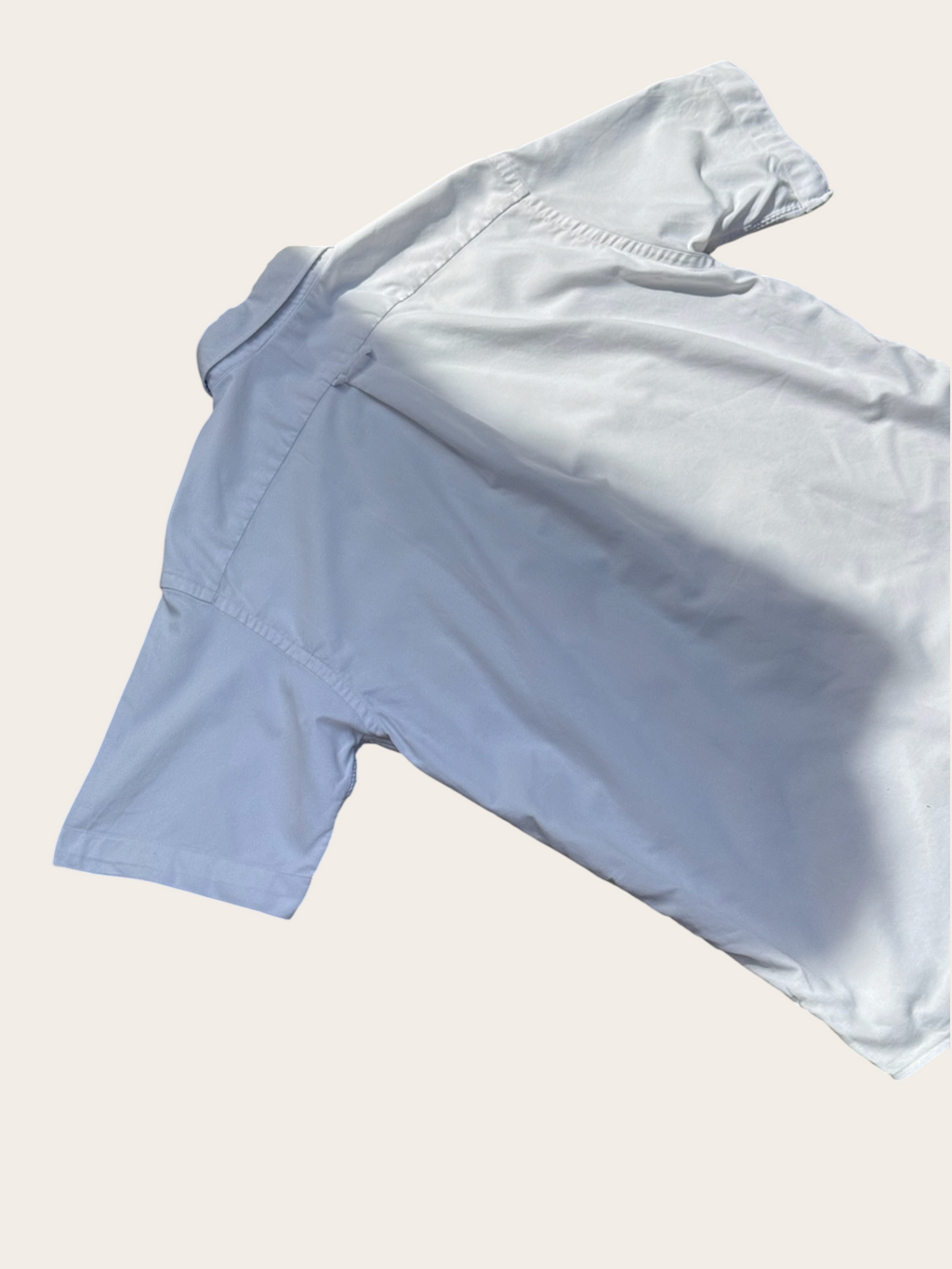 Lacoste short-sleeve shirt white size 39 men's – view 4