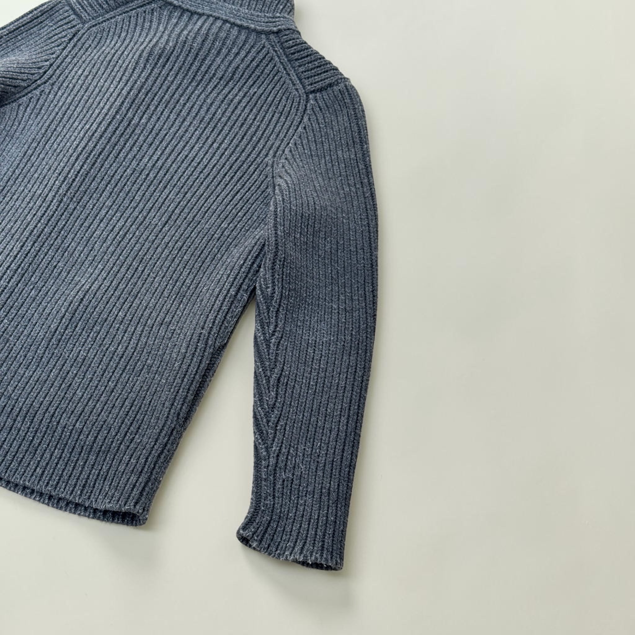 CARDIGAN STONE ISLAND MAILLE GRISE – L – VINTAGE – mixte