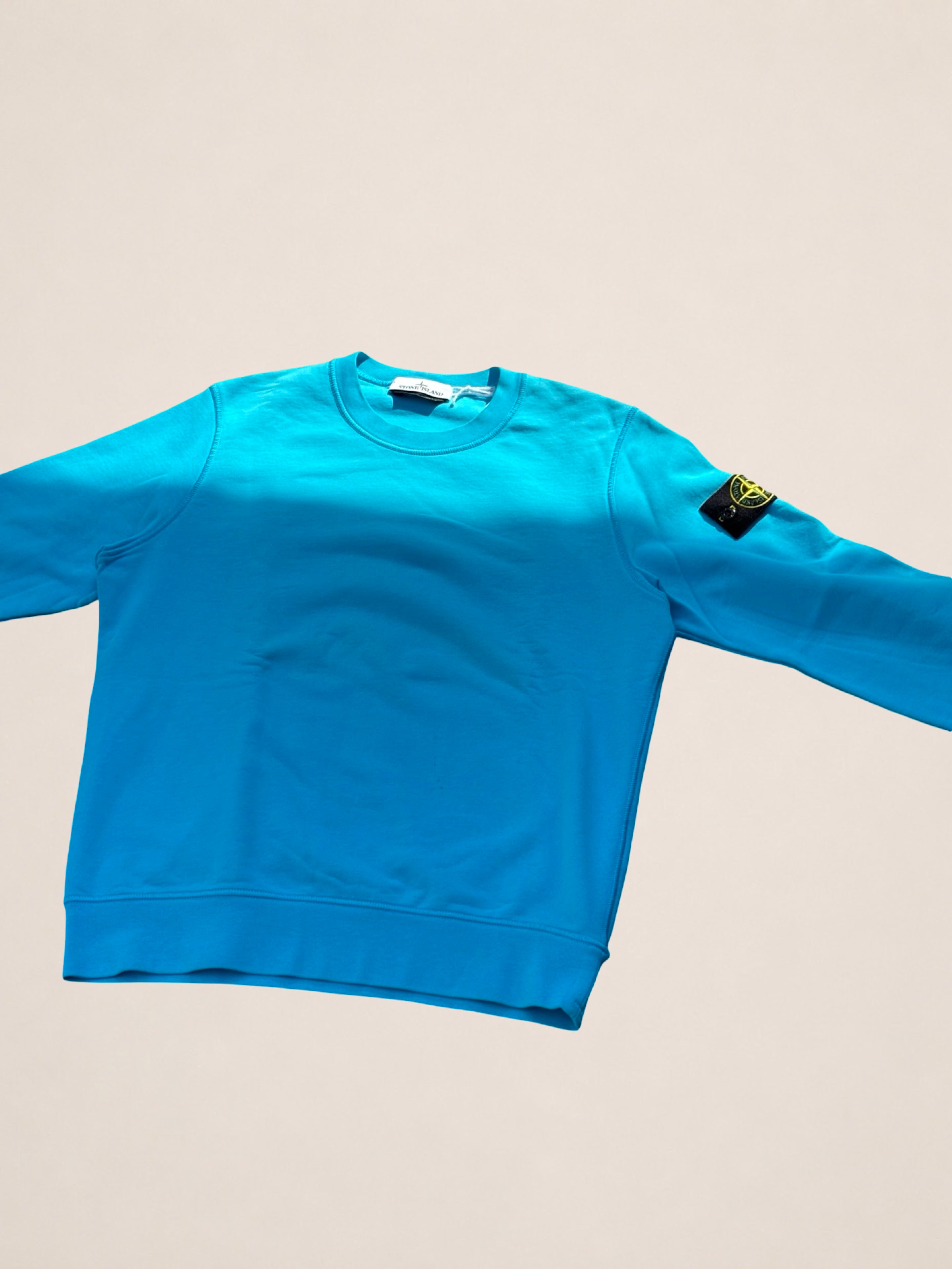 Sweat Stone Island col rond – Turquoise – M – Mixte — vue principale