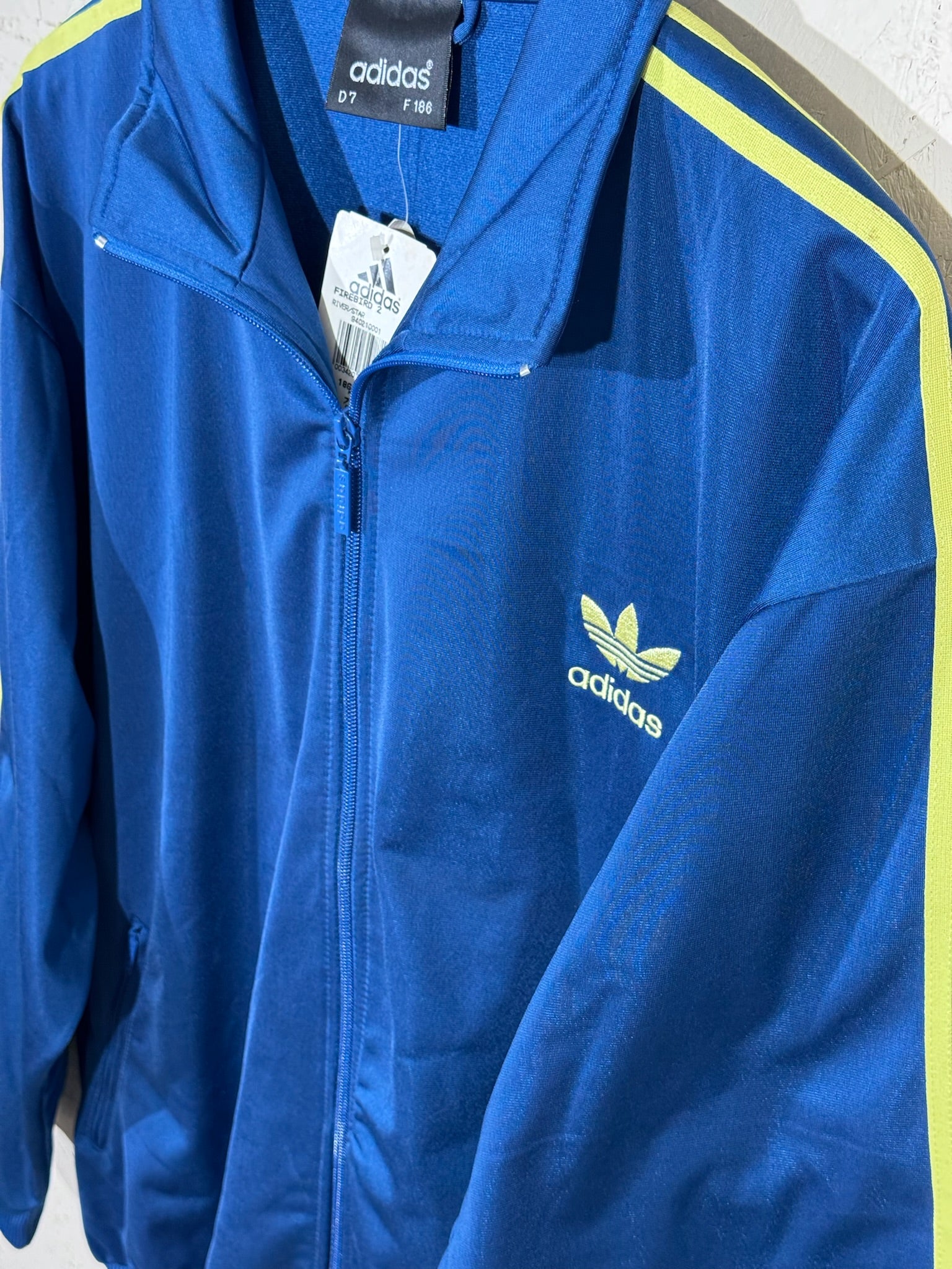 veste Adidas Firebird Track Bleu – L - vintage - mixte