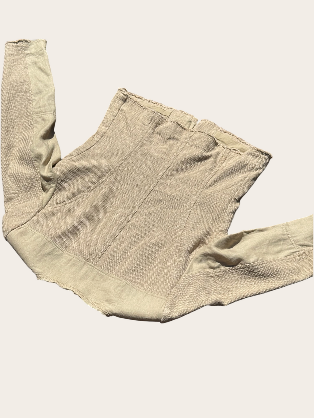Veste IKKS texturée – Beige – T.38 – Femme — photo complémentaire 6