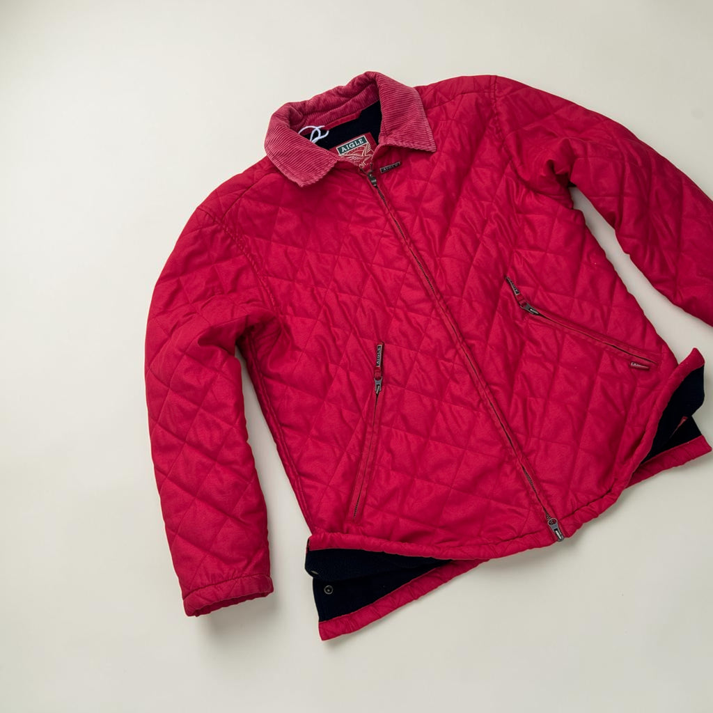 Veste matelassée Aigle – Rouge – S – Mixte – Vintage — vue principale