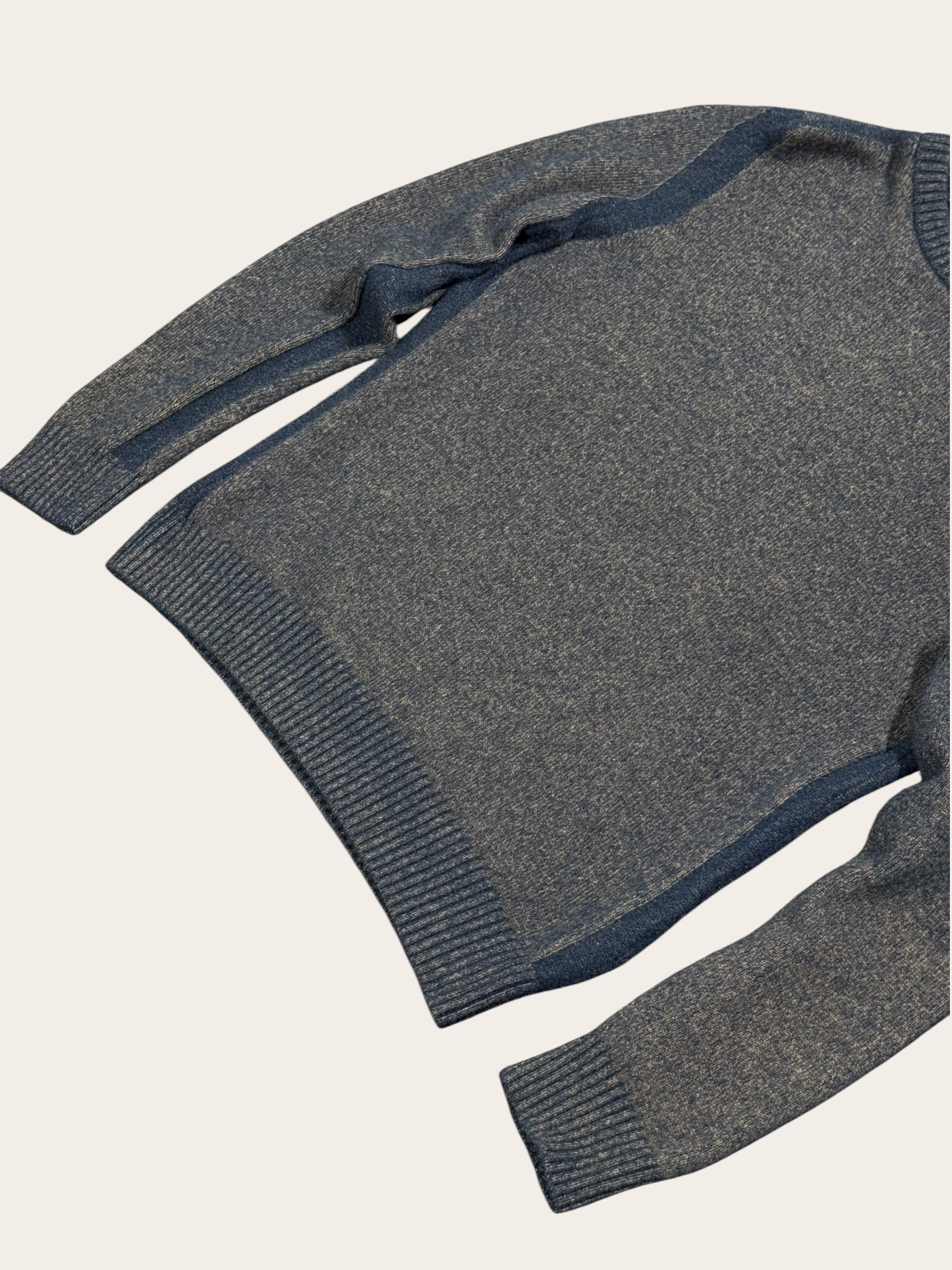Pull C.P. Company Fleece Knit – Marron chiné – T.50 – Mixte — photo complémentaire 2