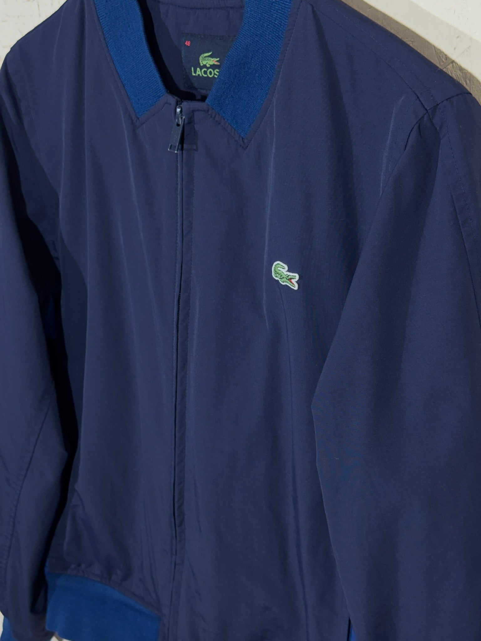 veste bomber Lacoste Léger Bleu Zip – M - mixte