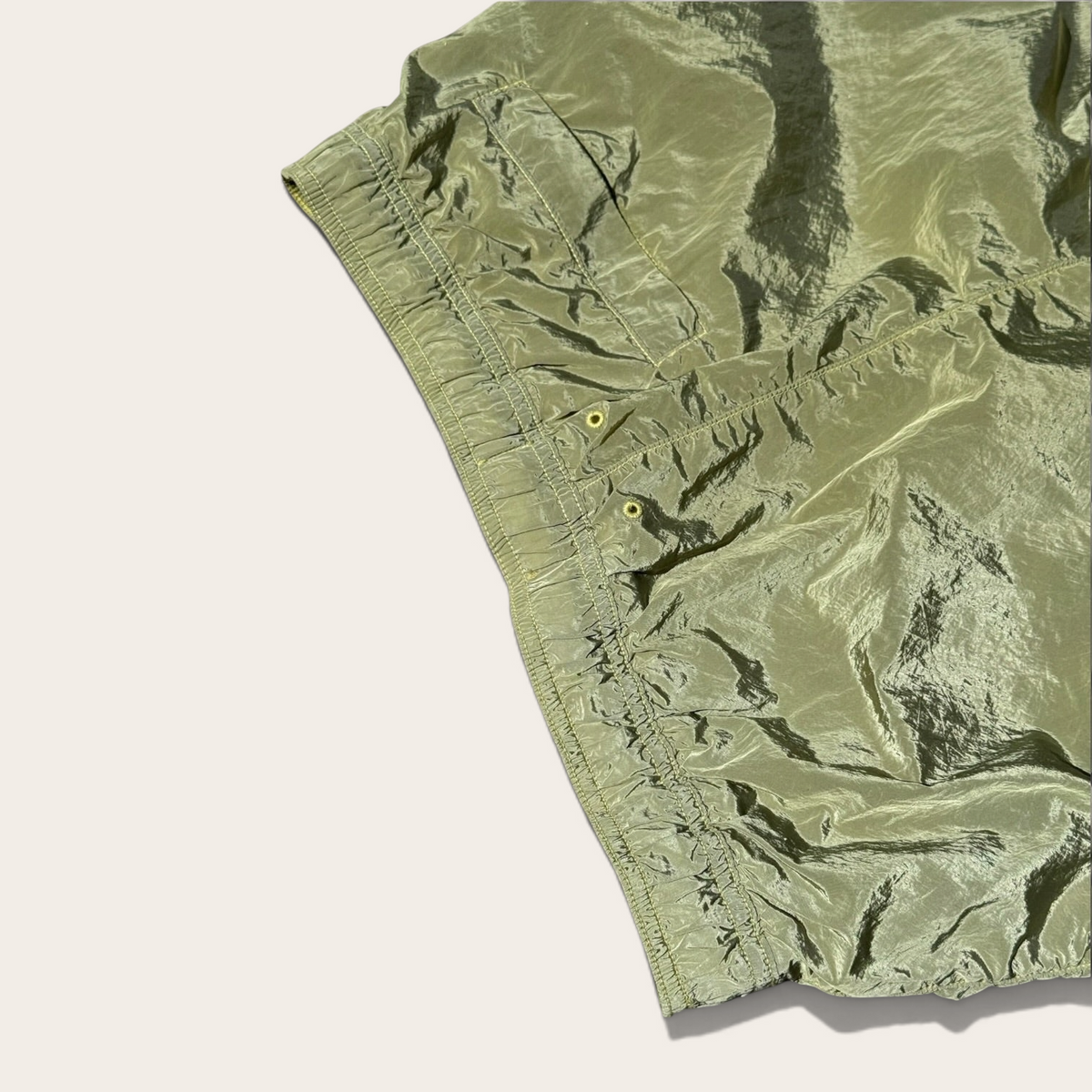 Stone Island Nylon Metal Swim Shorts – Metallic Khaki – L – Men's