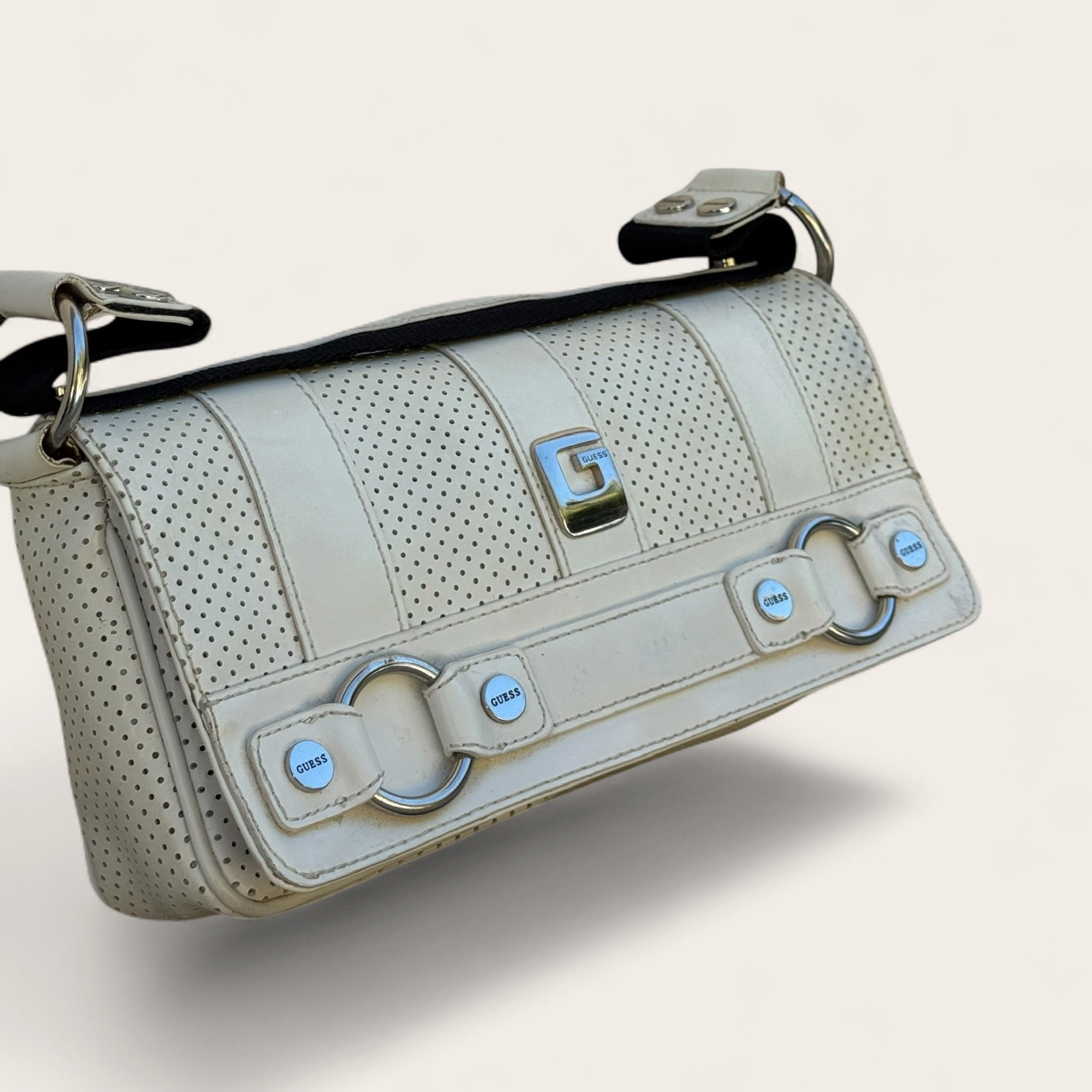 Sac Guess perforé – Blanc – Taille unique – Femme – Y2K — photo complémentaire 4