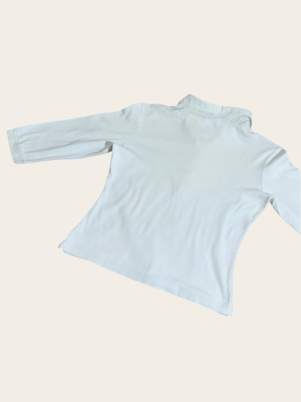 T-shirt Blanc Bleu – Blanc – T.1 – Femme — photo complémentaire 5