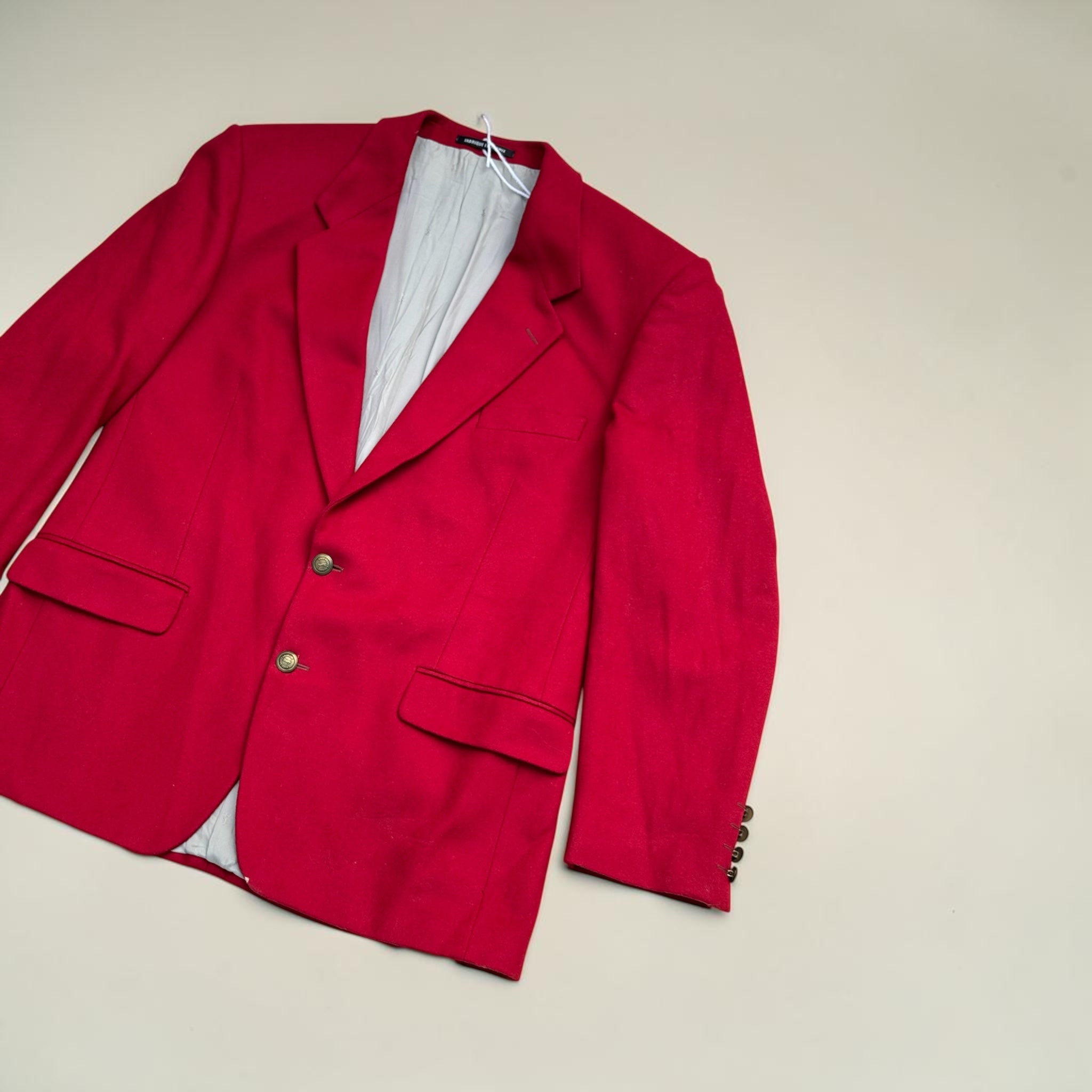 Blazer Yves Saint Laurent rouge – XL – Vintage – Mixte