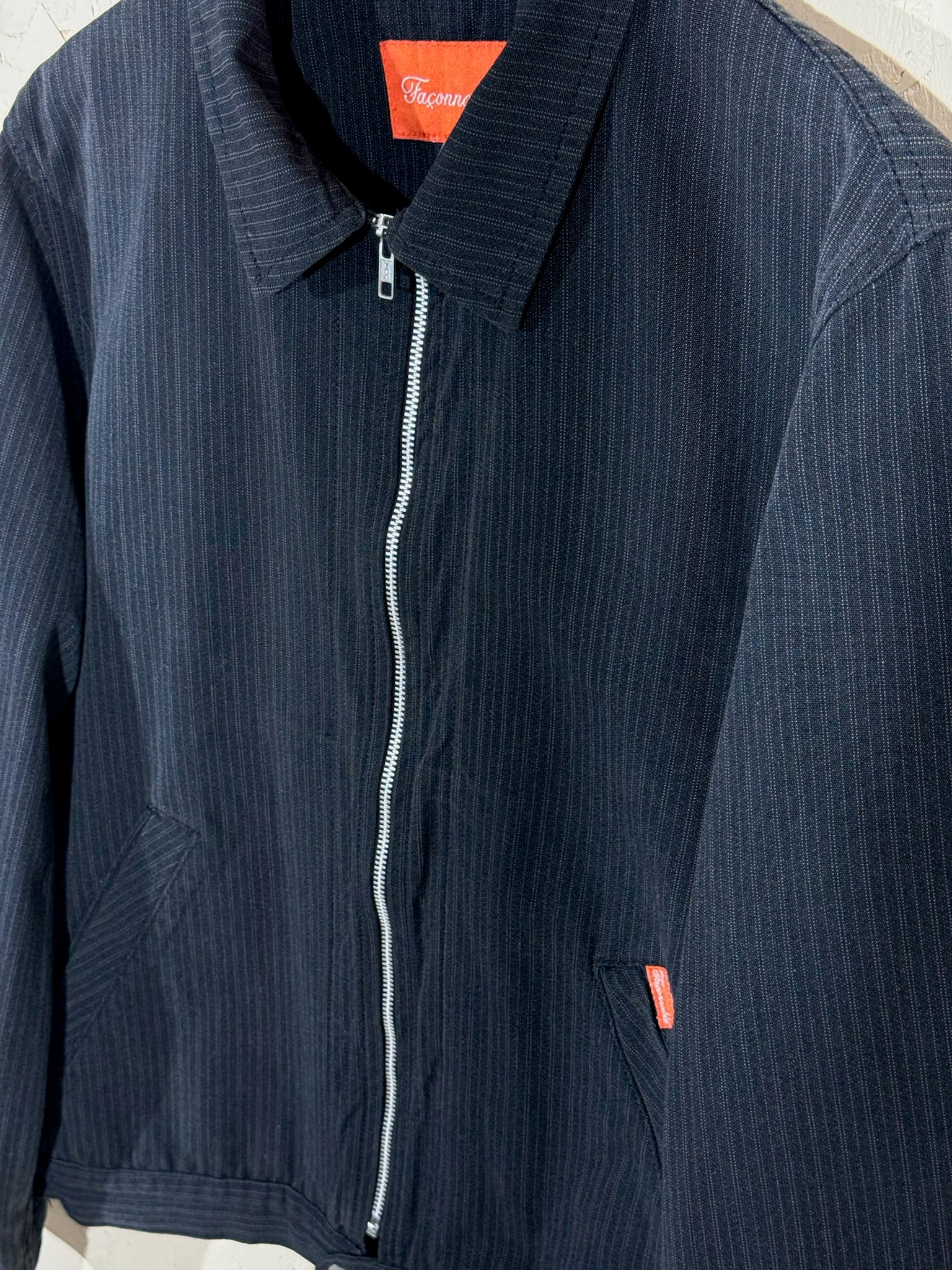 Veste Faconnable Zip Noire M Mixte