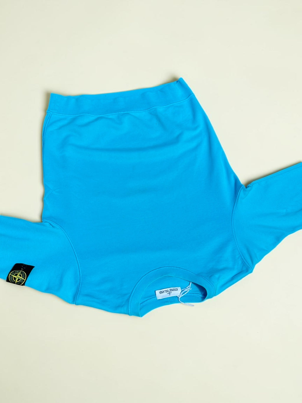 Sweat Stone Island à badge Compass – Bleu turquoise – M – Mixte — photo complémentaire 3
