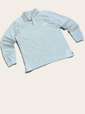 Polo – Blanc Bleu – XL – Mixte