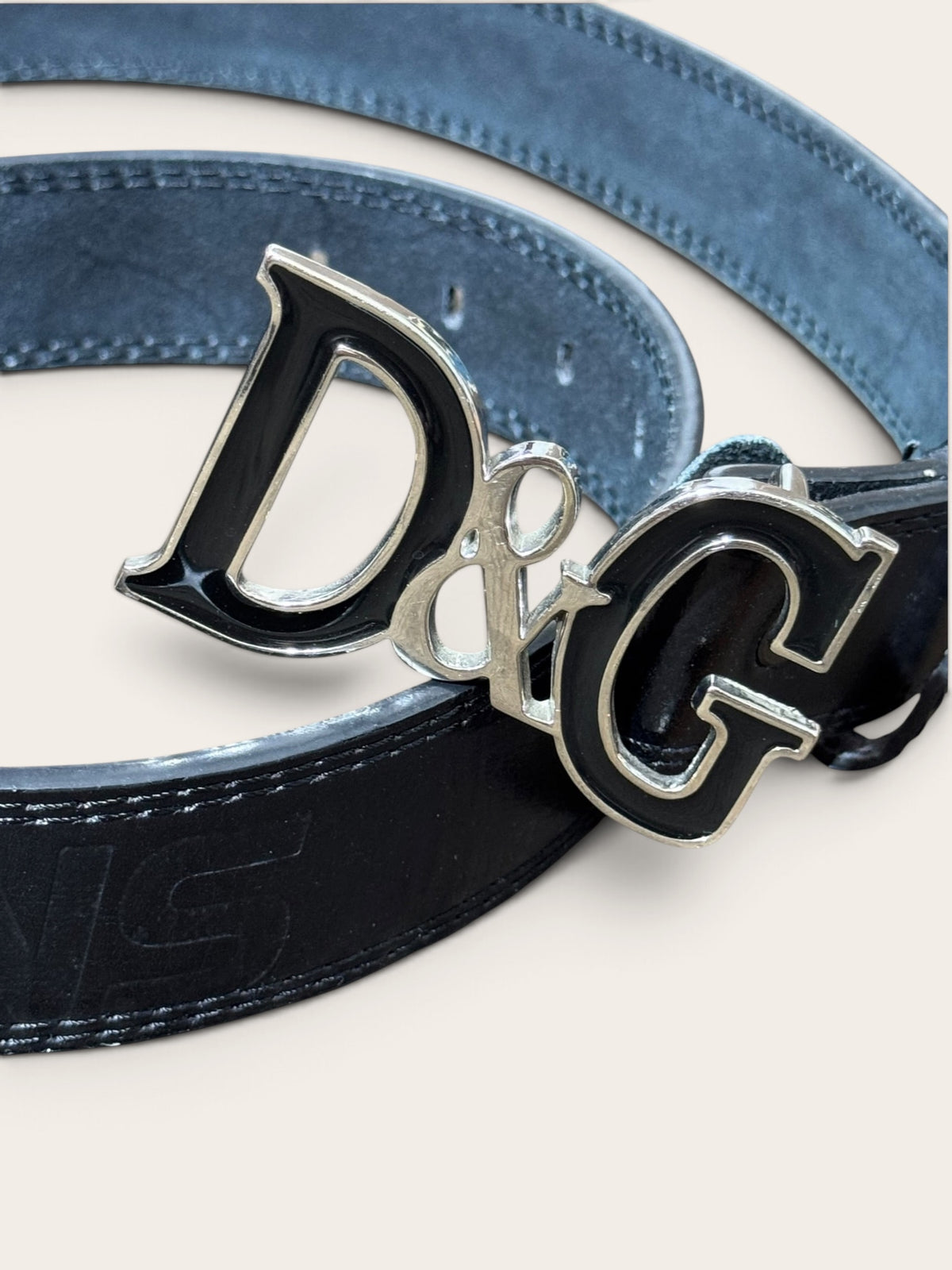 Ceinture en cuir – Dolce & Gabbana – XL – Mixte – Vintage