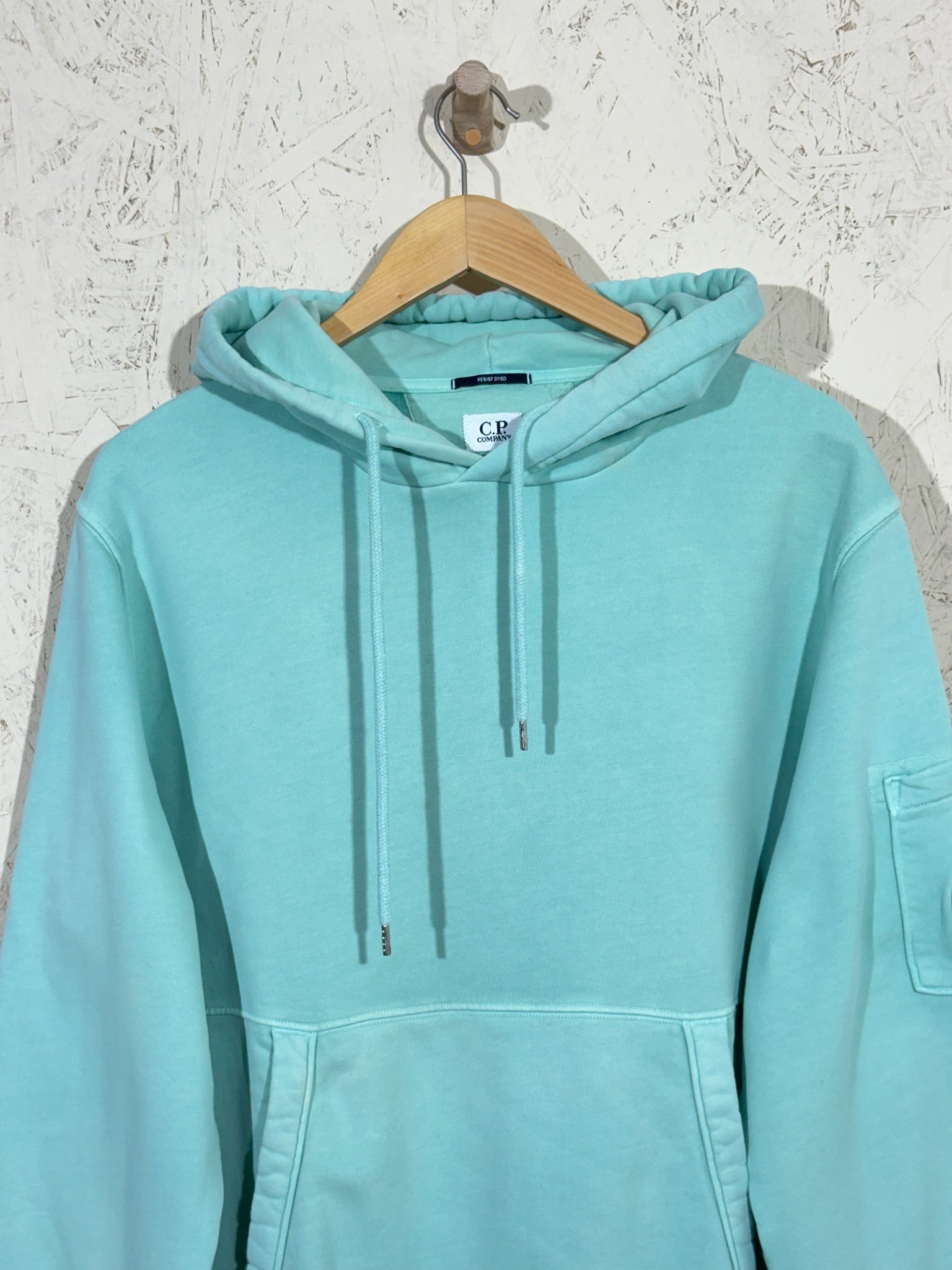 CP Company Hoodie Lens Sleeve Vert d’Eau XL Mixte