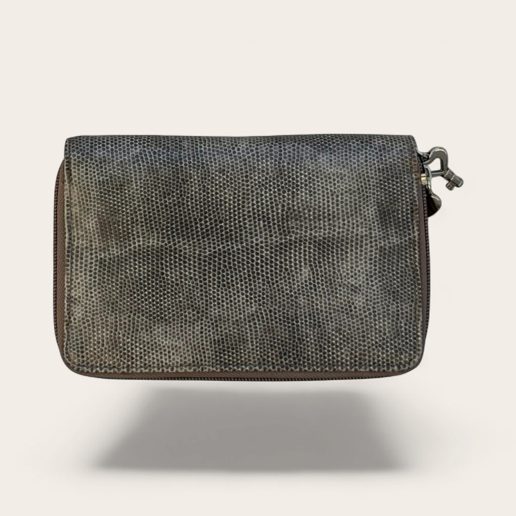 Porte-monnaie Guess effet python – Taupe – Taille unique – Femme — photo complémentaire 3