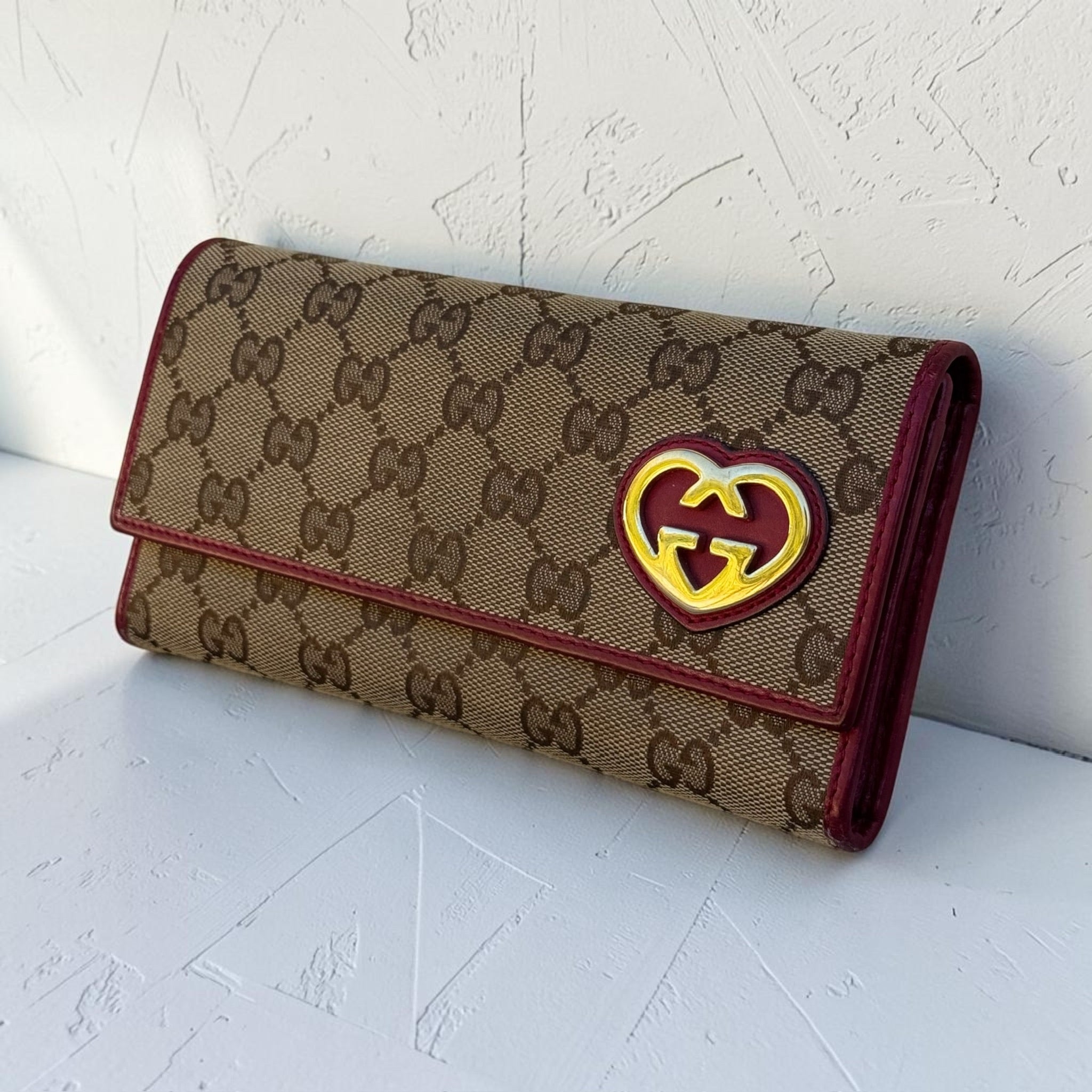 PORTE-MONNAIE gucci CŒUR – vintage - femme