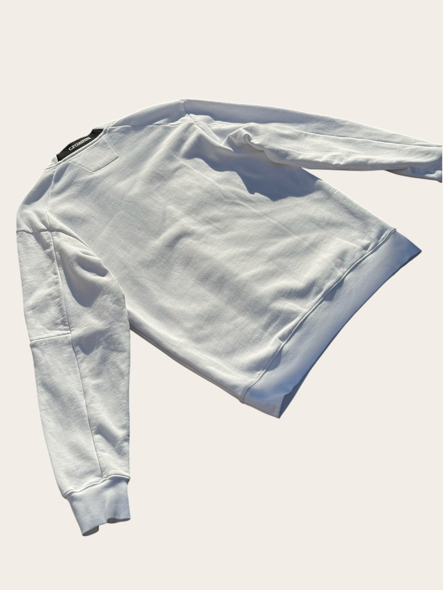 Sweat C.P. Company Lens – Blanc – M – Mixte — photo complémentaire 4