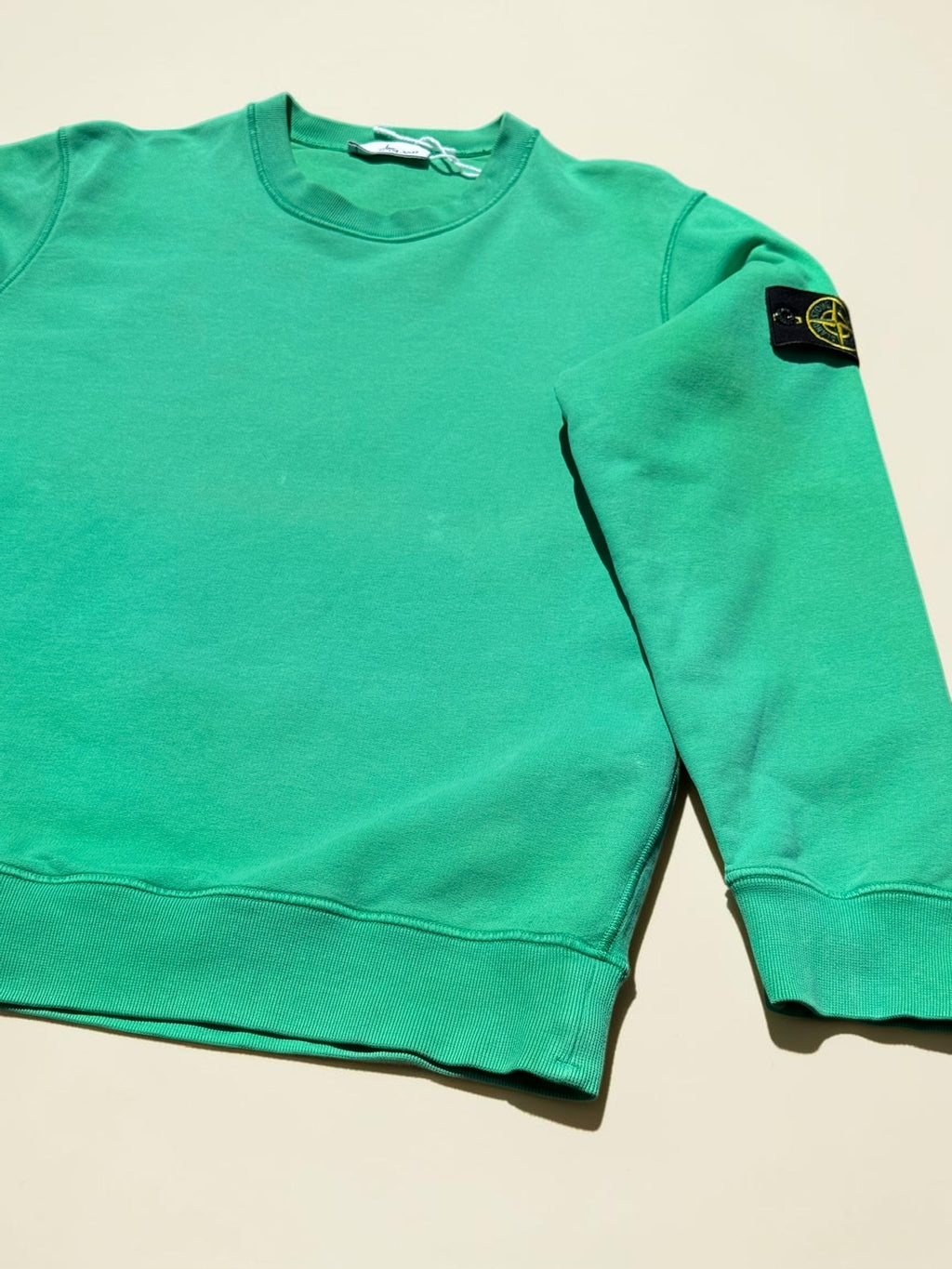 Sweat Stone Island à badge Compass – Vert – XL – Mixte — photo complémentaire 2
