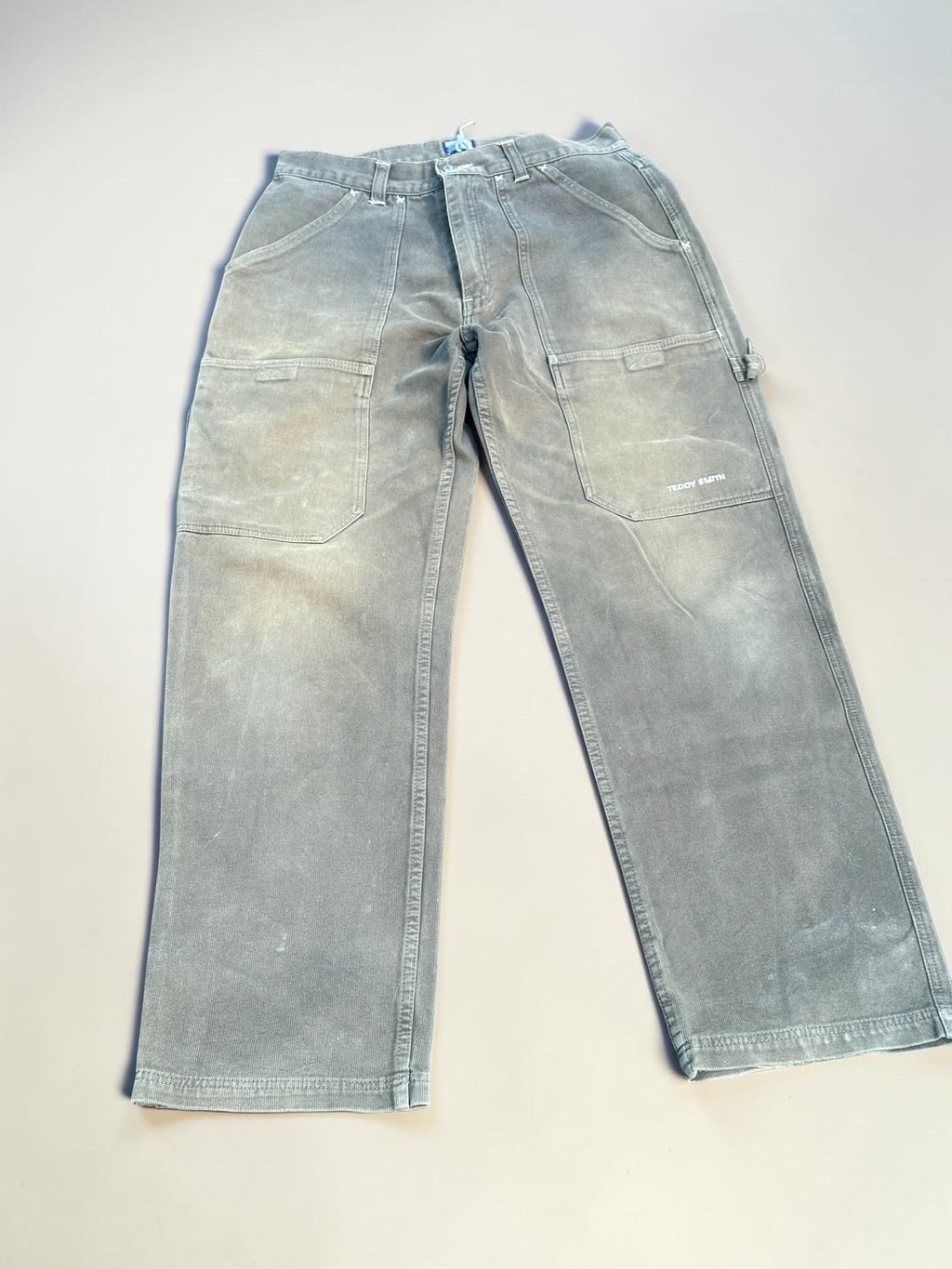 Pantalon cargo Teddy Smith – Kaki – T.33 – Mixte – Vintage — photo complémentaire 2