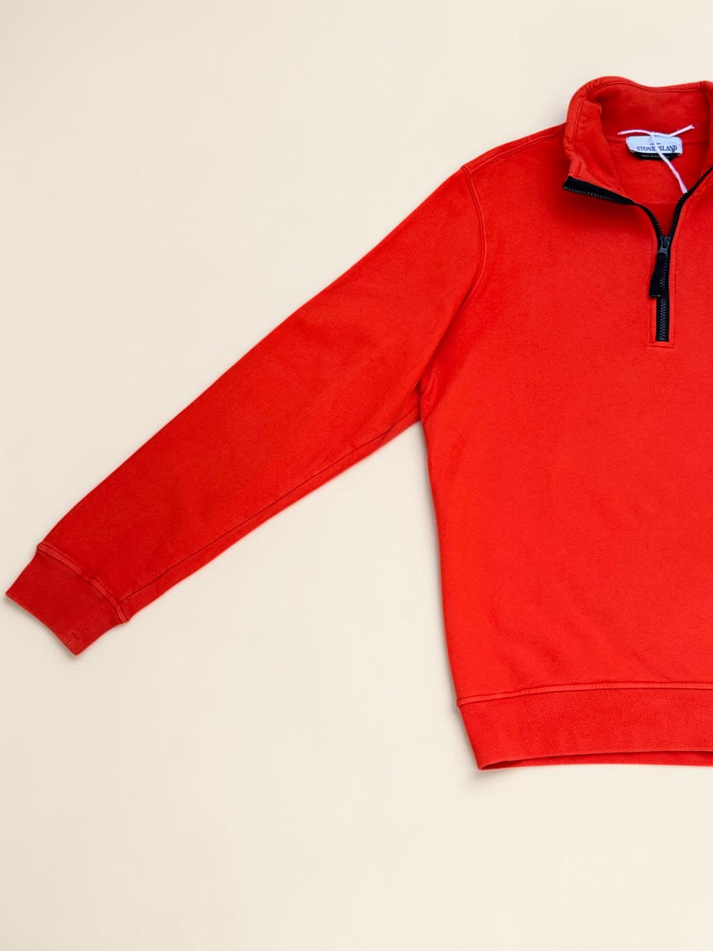 Sweat Stone Island demi-zip – Orange – M – Mixte — photo complémentaire 2