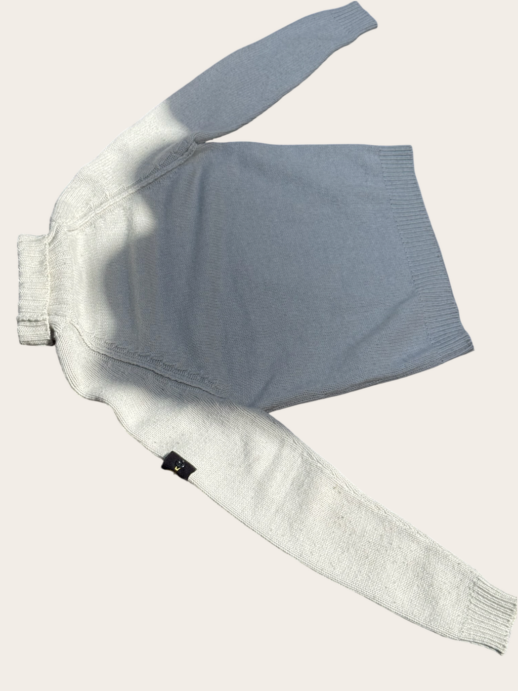 Pull Stone Island col roulé – Blanc – L – Mixte — photo complémentaire 4