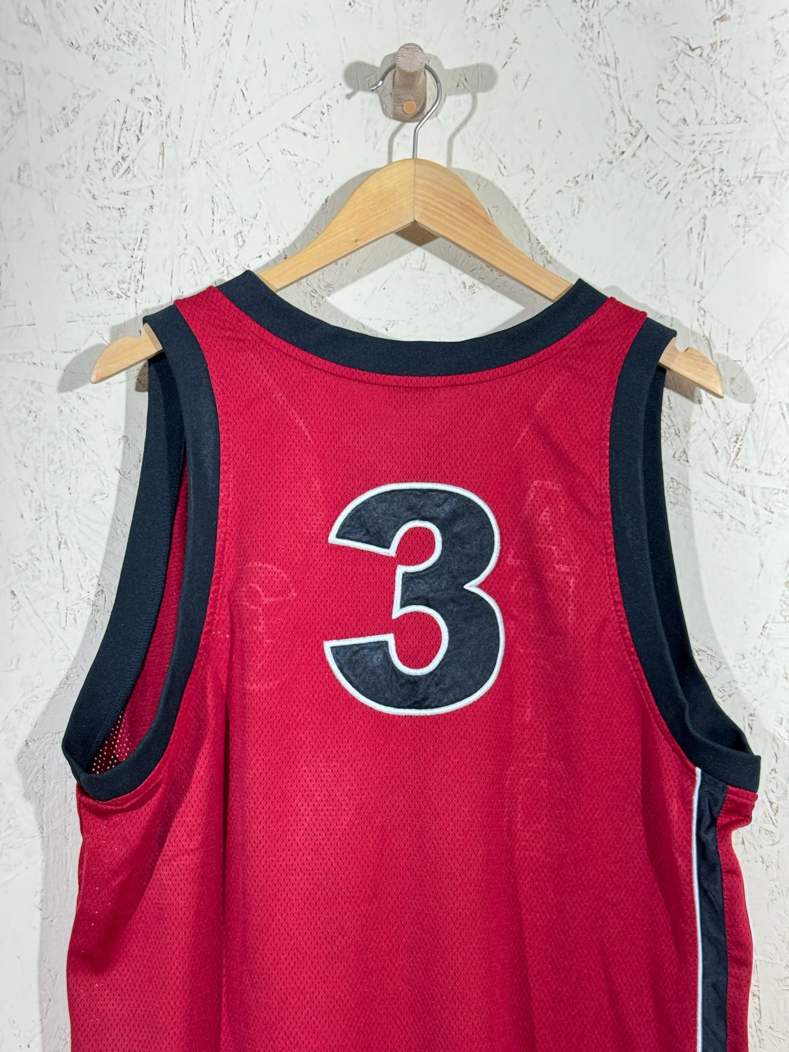 Débardeur Adidas Basketball N°3 Rouge Vintage L Mixte