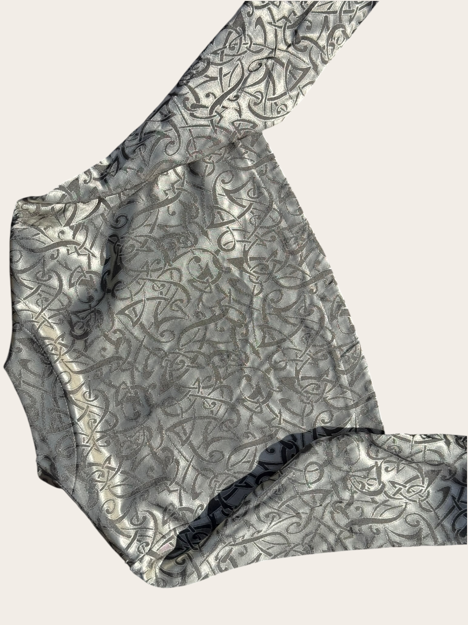 Boléro Efel2 en jacquard – Argenté – Taille 2 – Femme — photo complémentaire 5