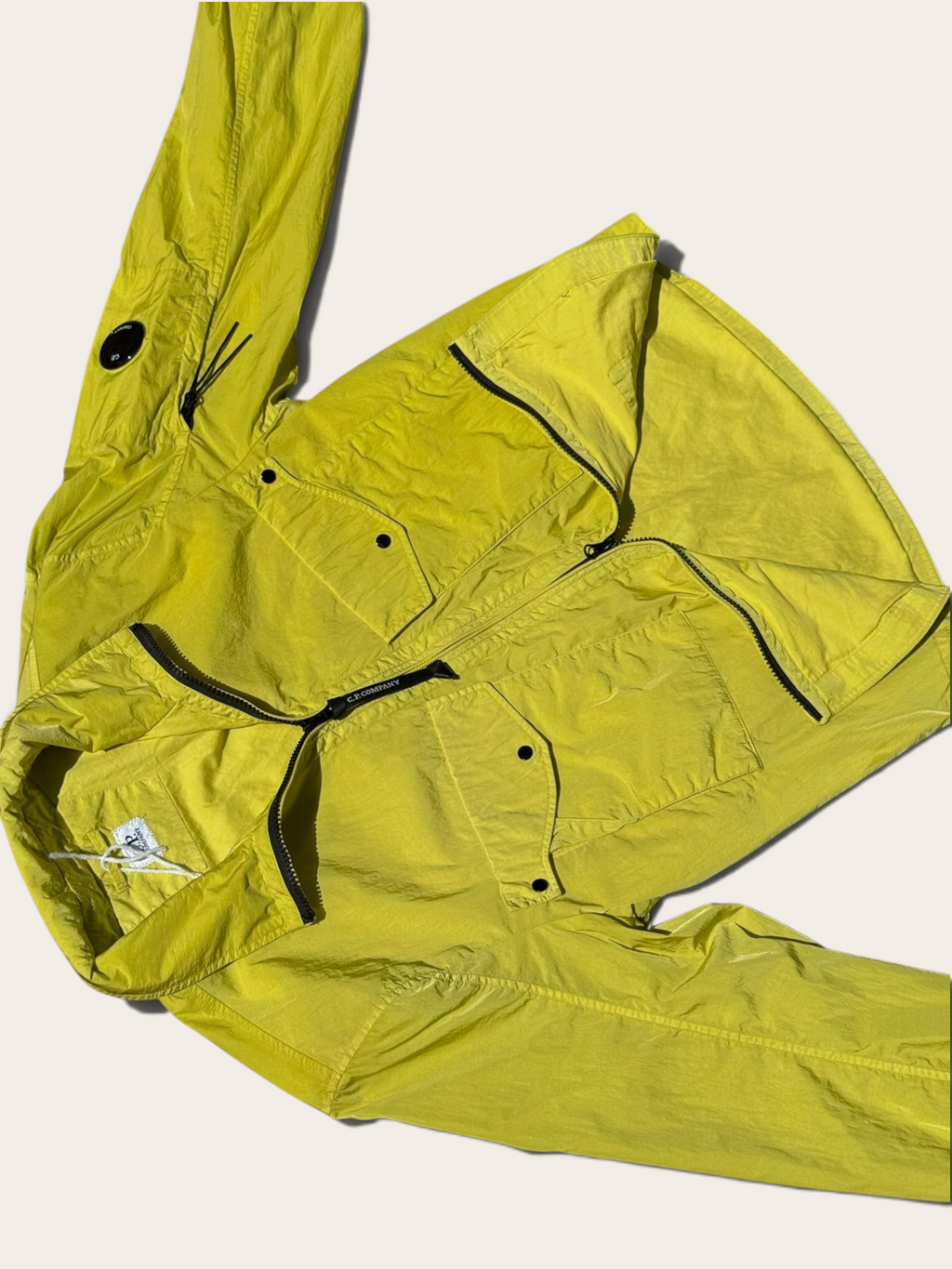 C.P. Company Chrome-R Windbreaker – Fluorescent Yellow – S – Men's