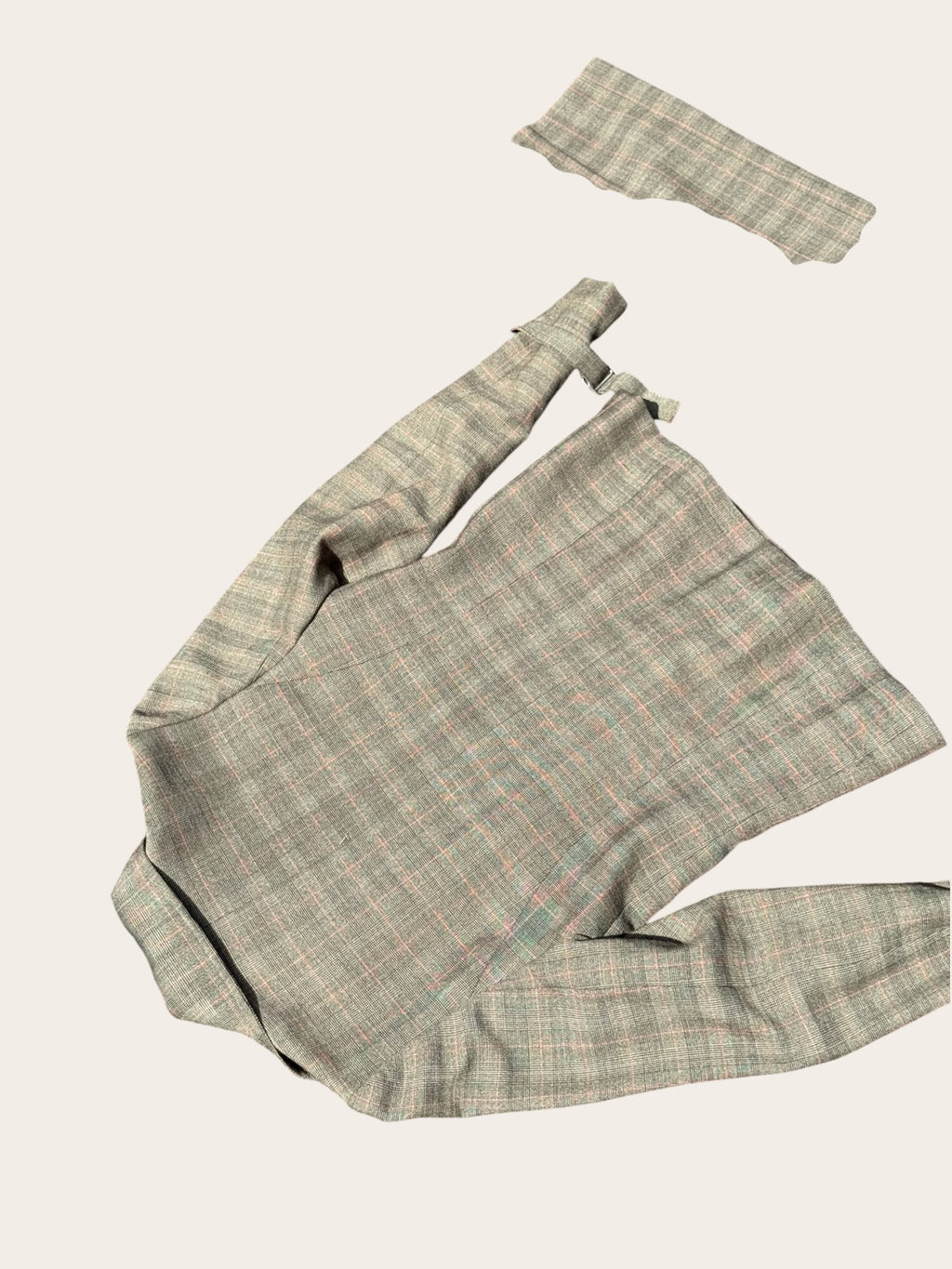 Ensemble Burton Tailoring – Carreaux beige – T.38 – Femme — photo complémentaire 6