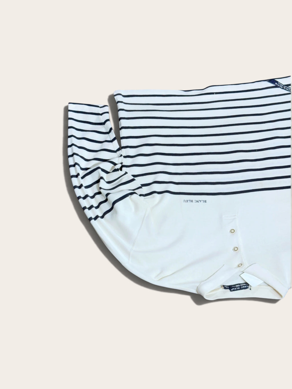 Polo – Blanc Bleu – S – Mixte