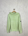 Sweat à Capuche C.P. Company Lens Vert Clair M Mixte