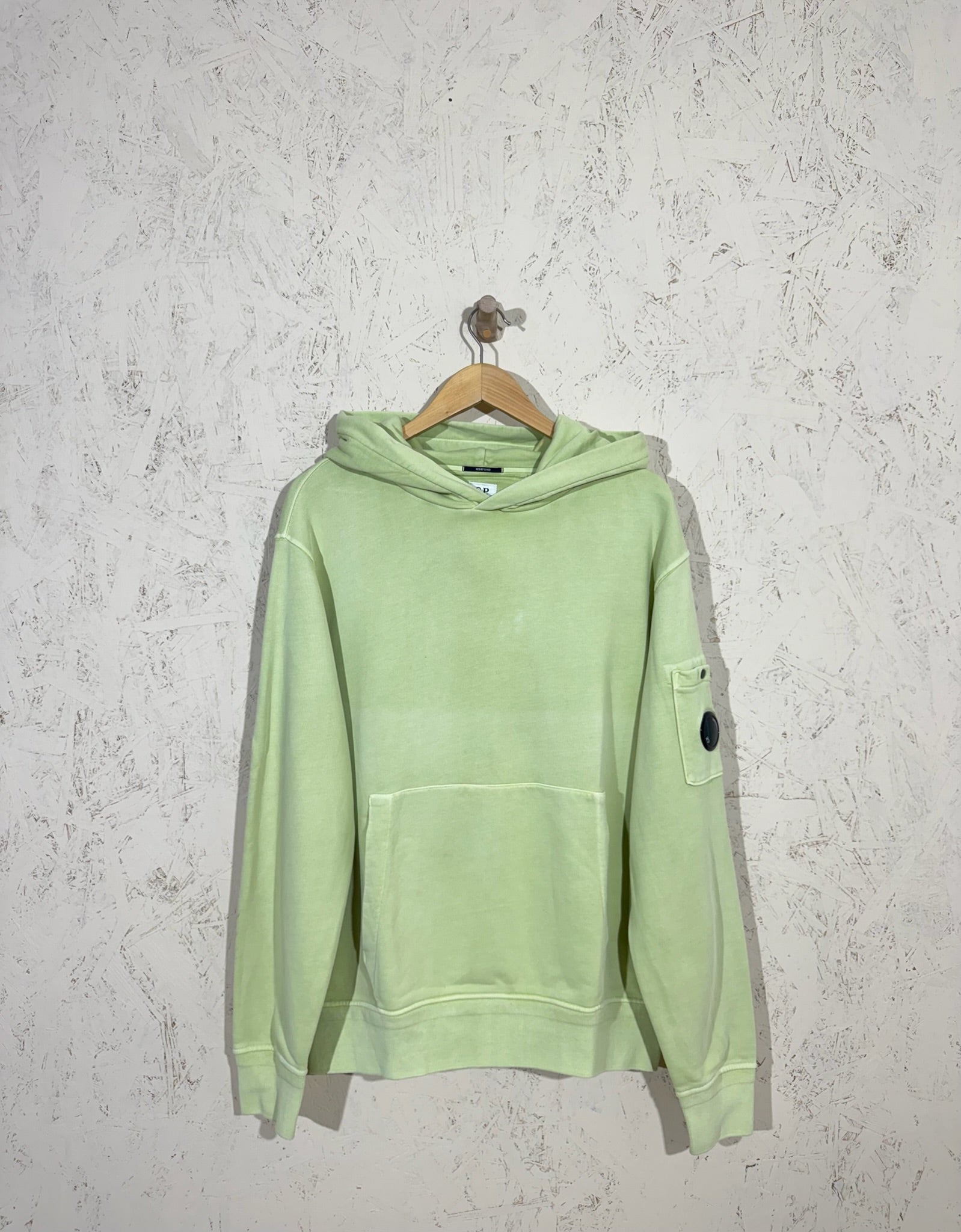 Sweat à Capuche C.P. Company Lens Vert Clair M Mixte
