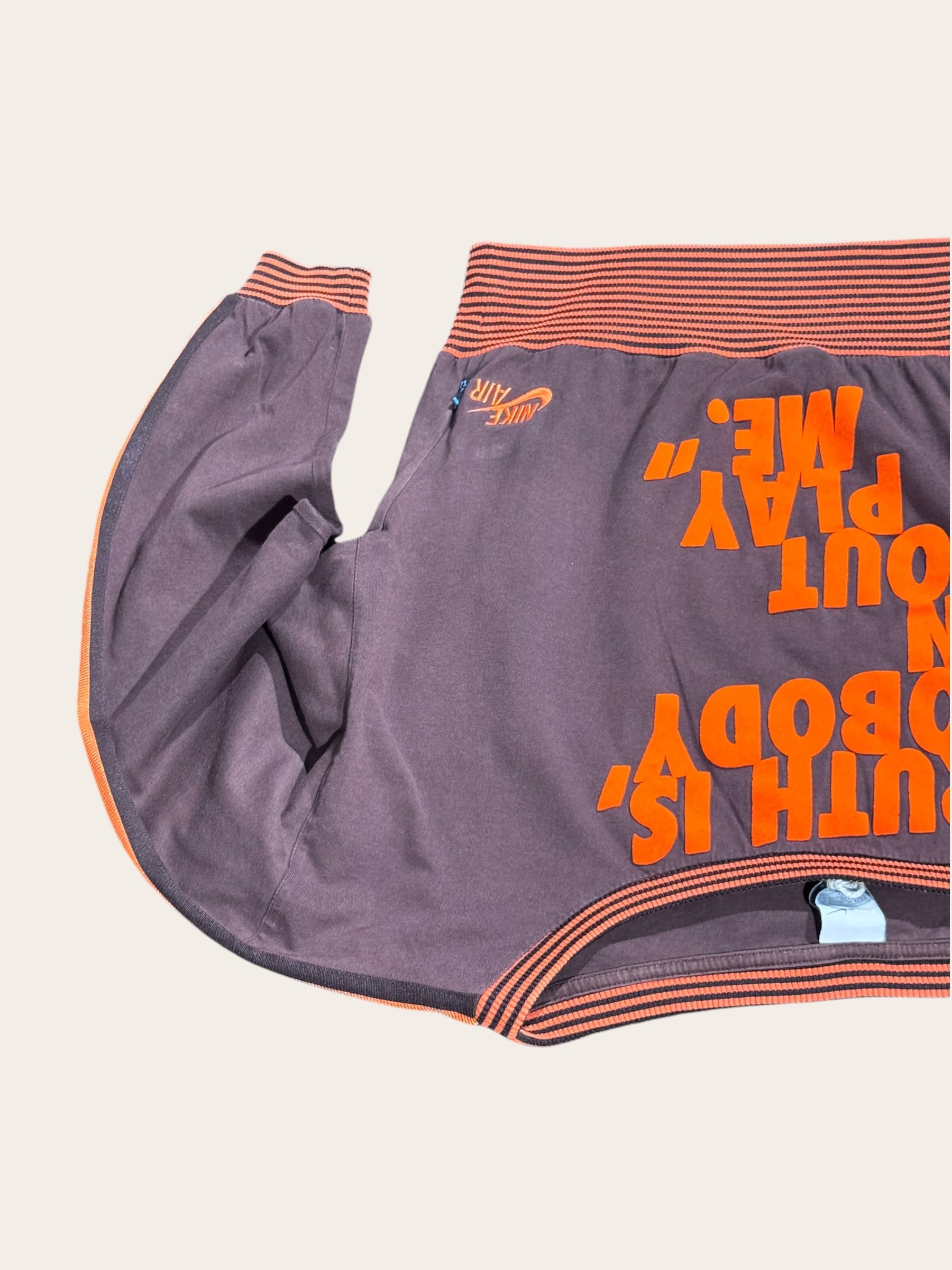 T-shirt manches longues Nike – Marron et orange – M – Femme — photo complémentaire 3