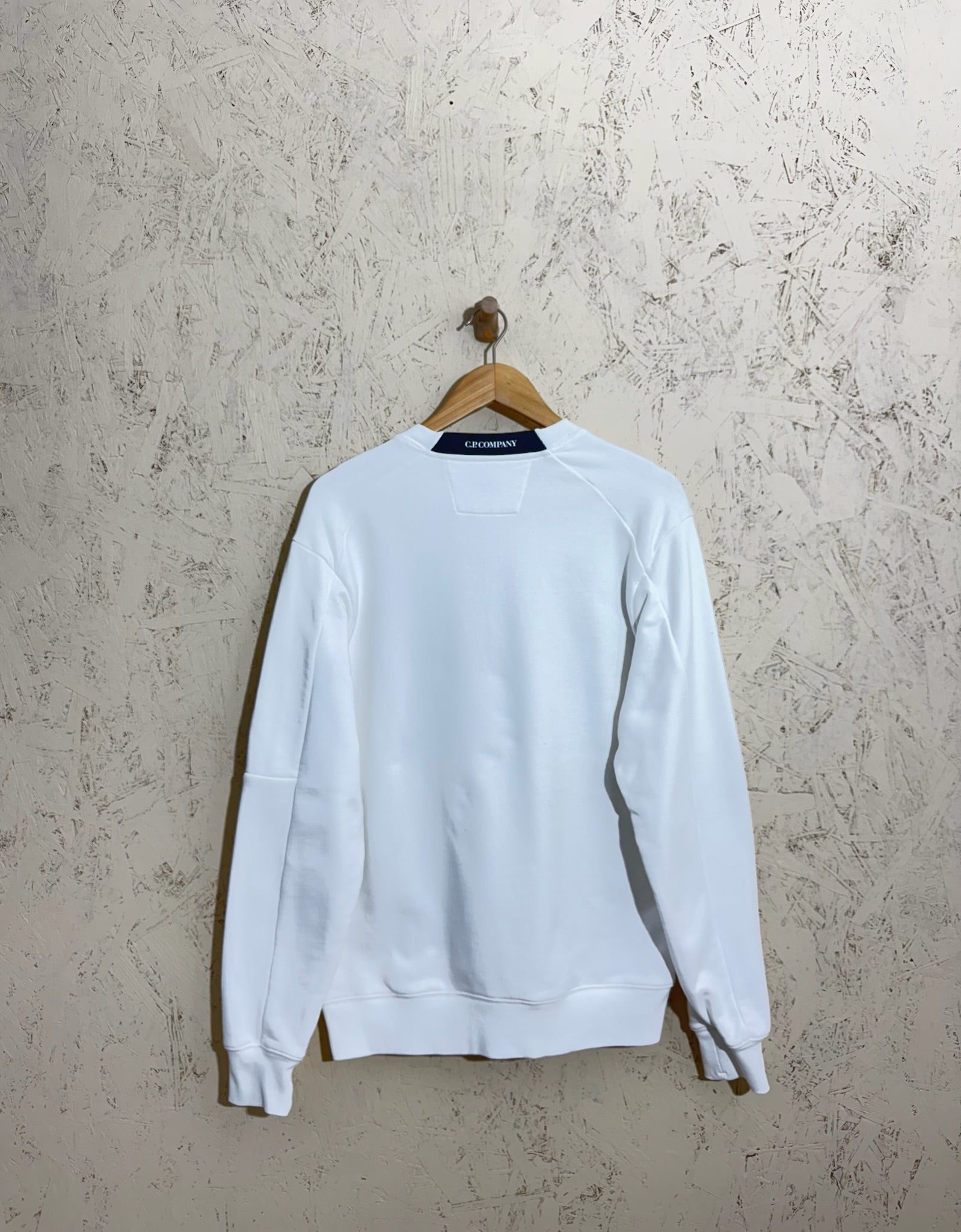 pull C.P. Company Blanc Sweatshirt Lens - M – mixte