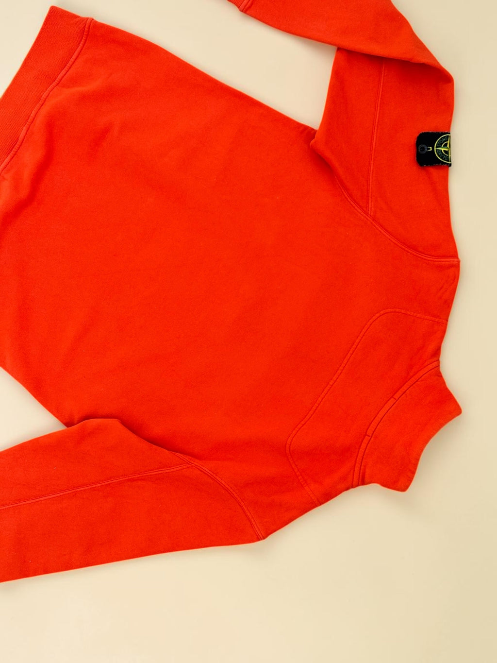 Sweat Stone Island demi-zip – Orange – M – Mixte — photo complémentaire 6