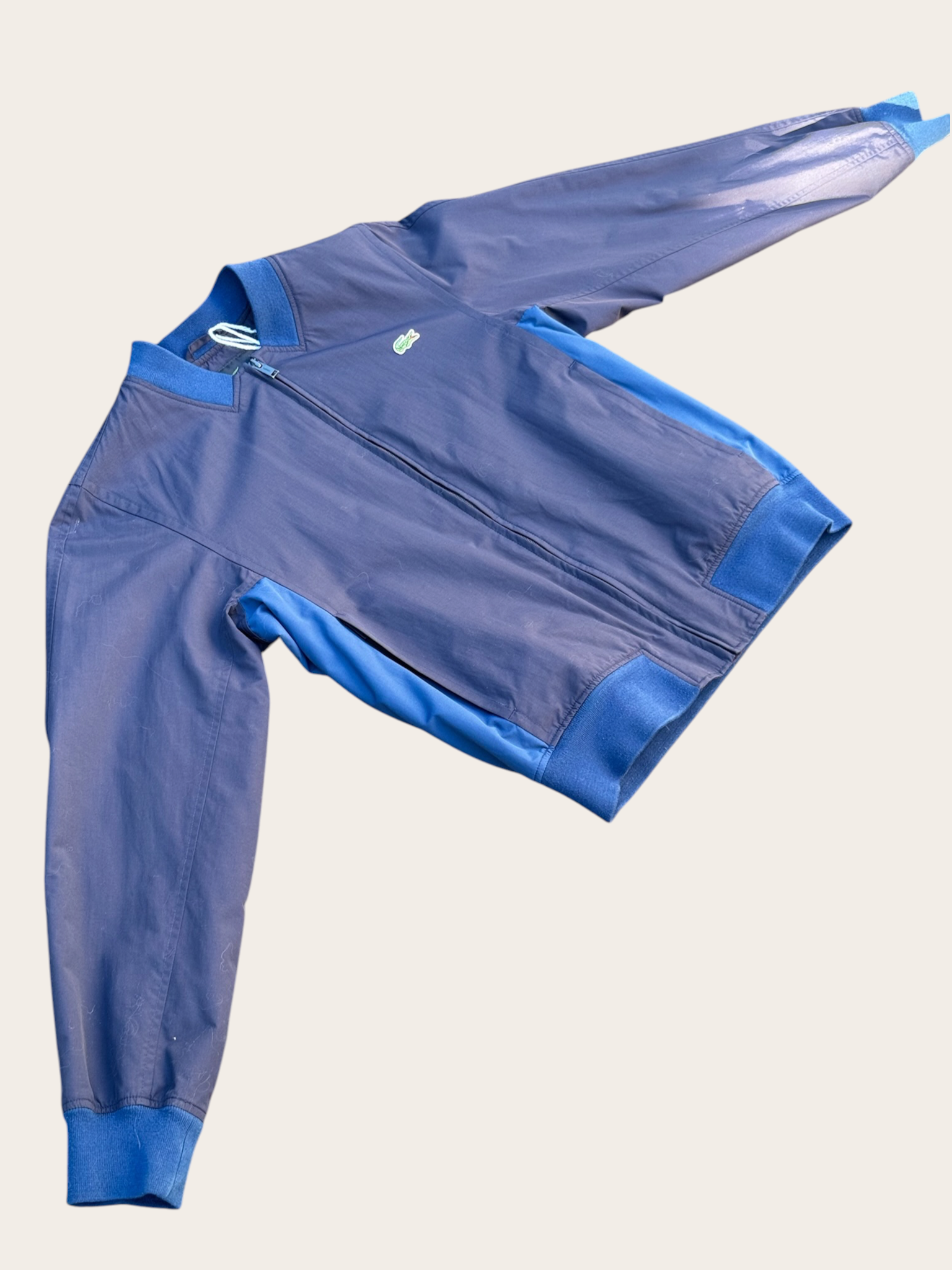 Bomber Lacoste zippé – Bleu marine – T.48 – Mixte — vue principale