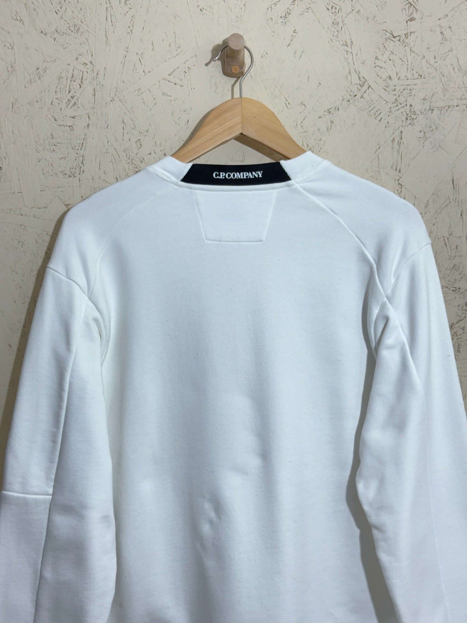 pull C.P. Company Blanc Sweatshirt Lens - M – mixte