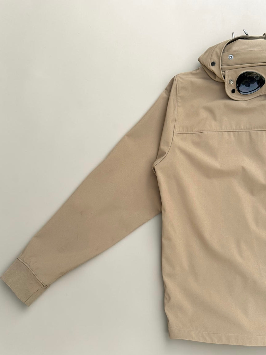 Veste C.P. Company Goggle Jacket C.P. Shell-R – Beige – T.54 – Mixte — photo complémentaire 3