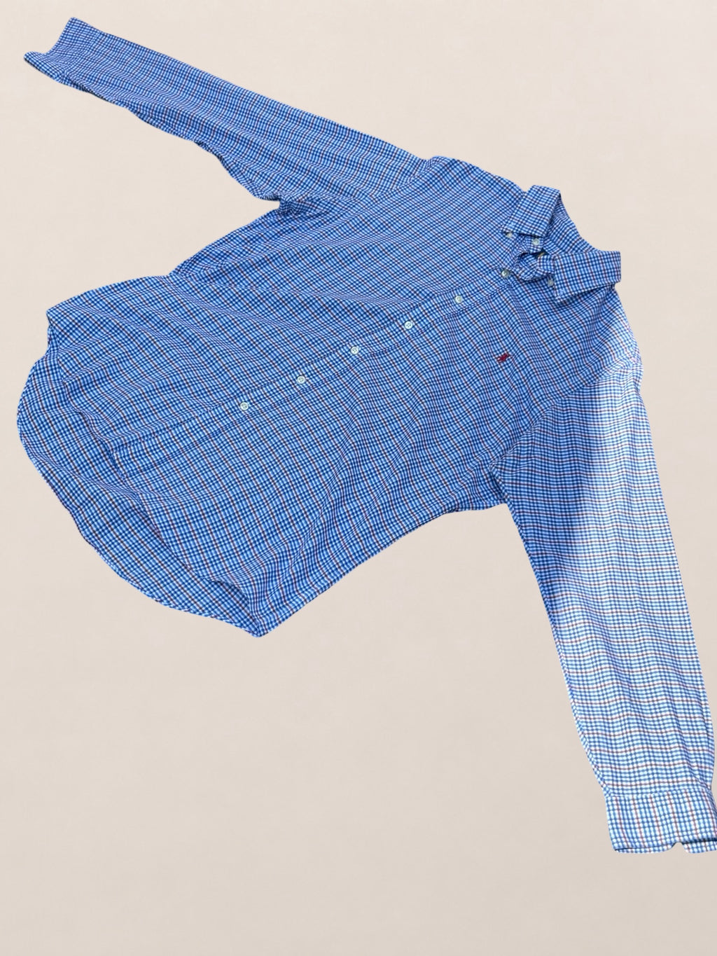 Ralph Lauren plaid shirt blue and red size L unisex