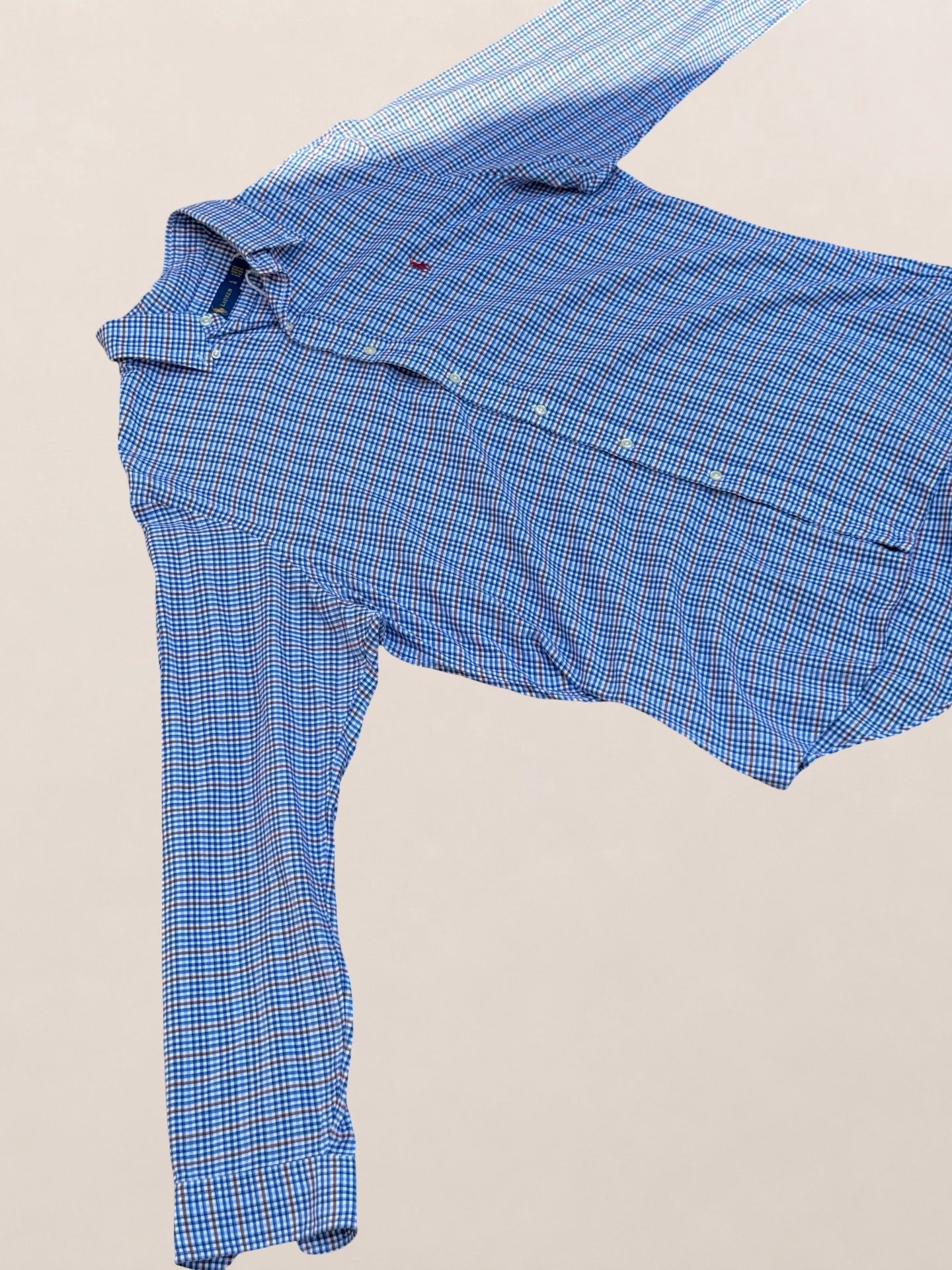 Ralph Lauren plaid shirt blue and red size L unisex – view 2