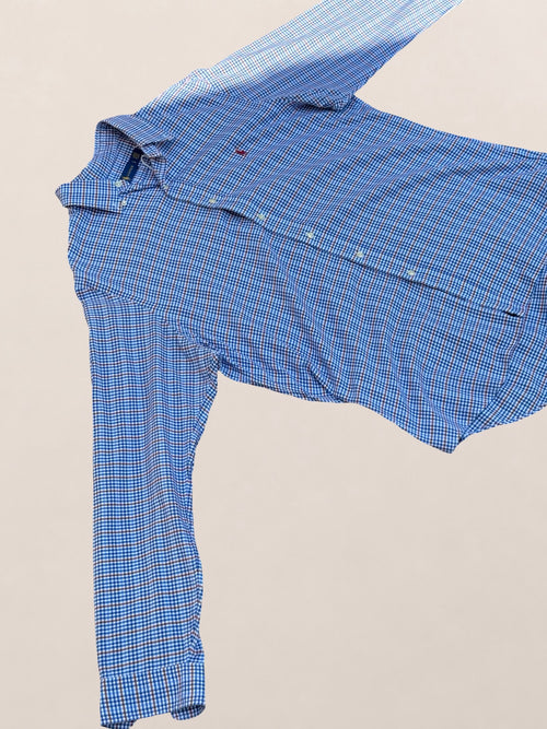 Ralph Lauren plaid shirt blue and red size L unisex – view 2