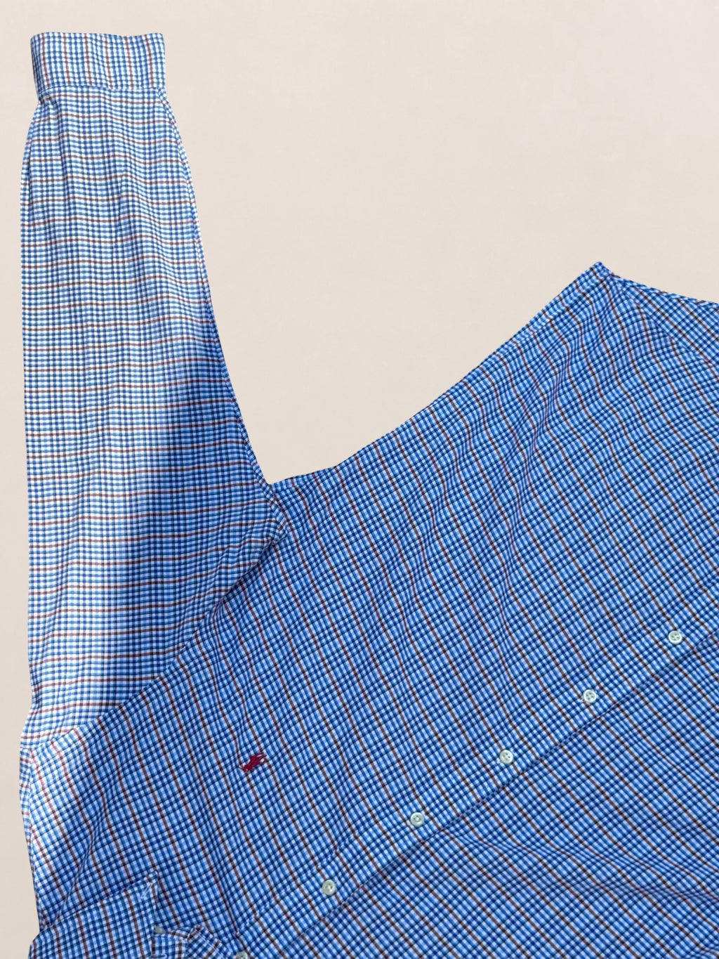 Ralph Lauren plaid shirt blue and red size L unisex – view 3