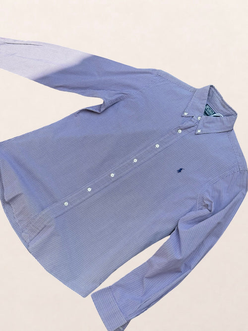 Polo Ralph Lauren plaid shirt purple and white size 15/39 unisex – view 2