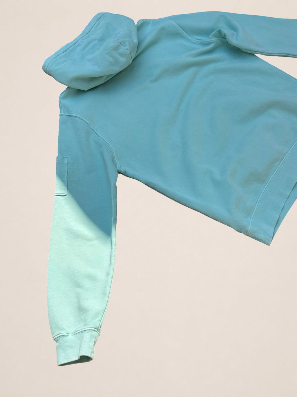 Sweat à capuche C.P. Company Lens Sleeve – Vert d’eau – XL – Mixte — photo complémentaire 4