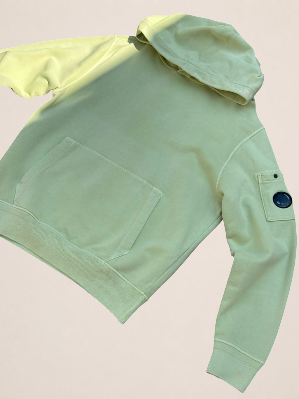 Sweat à capuche C.P. Company Lens – Vert clair – M – Mixte — vue principale