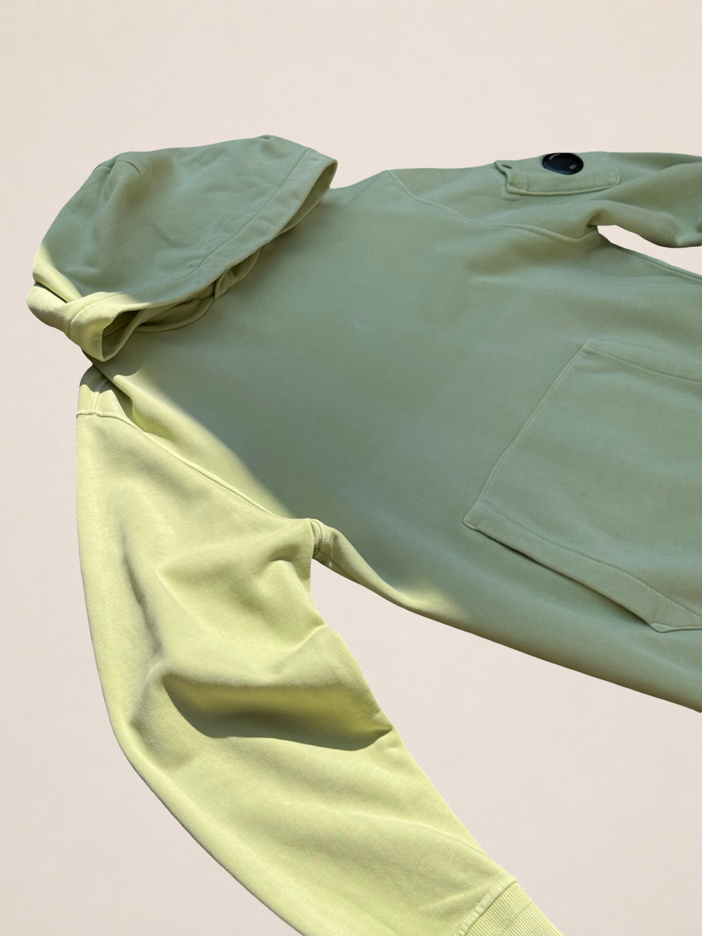 Sweat à capuche C.P. Company Lens – Vert clair – M – Mixte — photo complémentaire 2